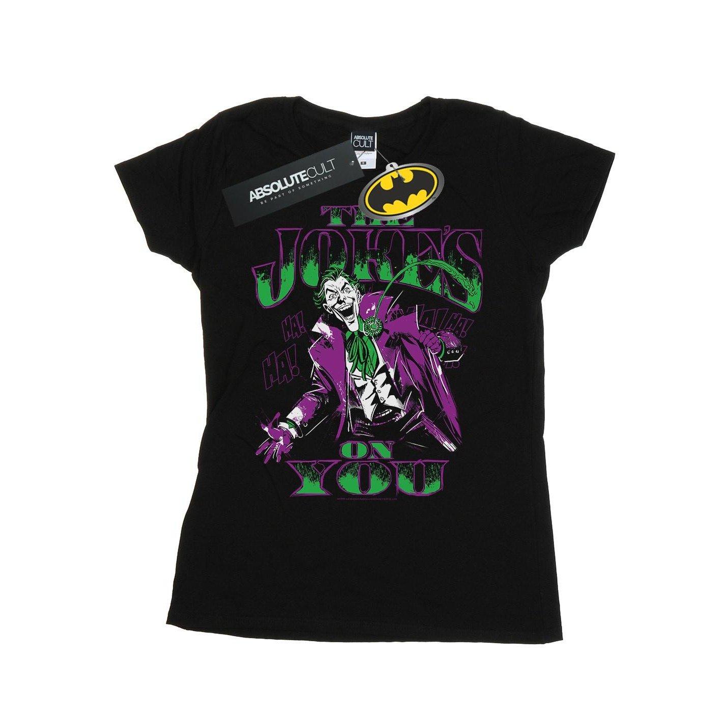 Joker The Joke's On You Tshirt Damen Schwarz XXL von DC COMICS