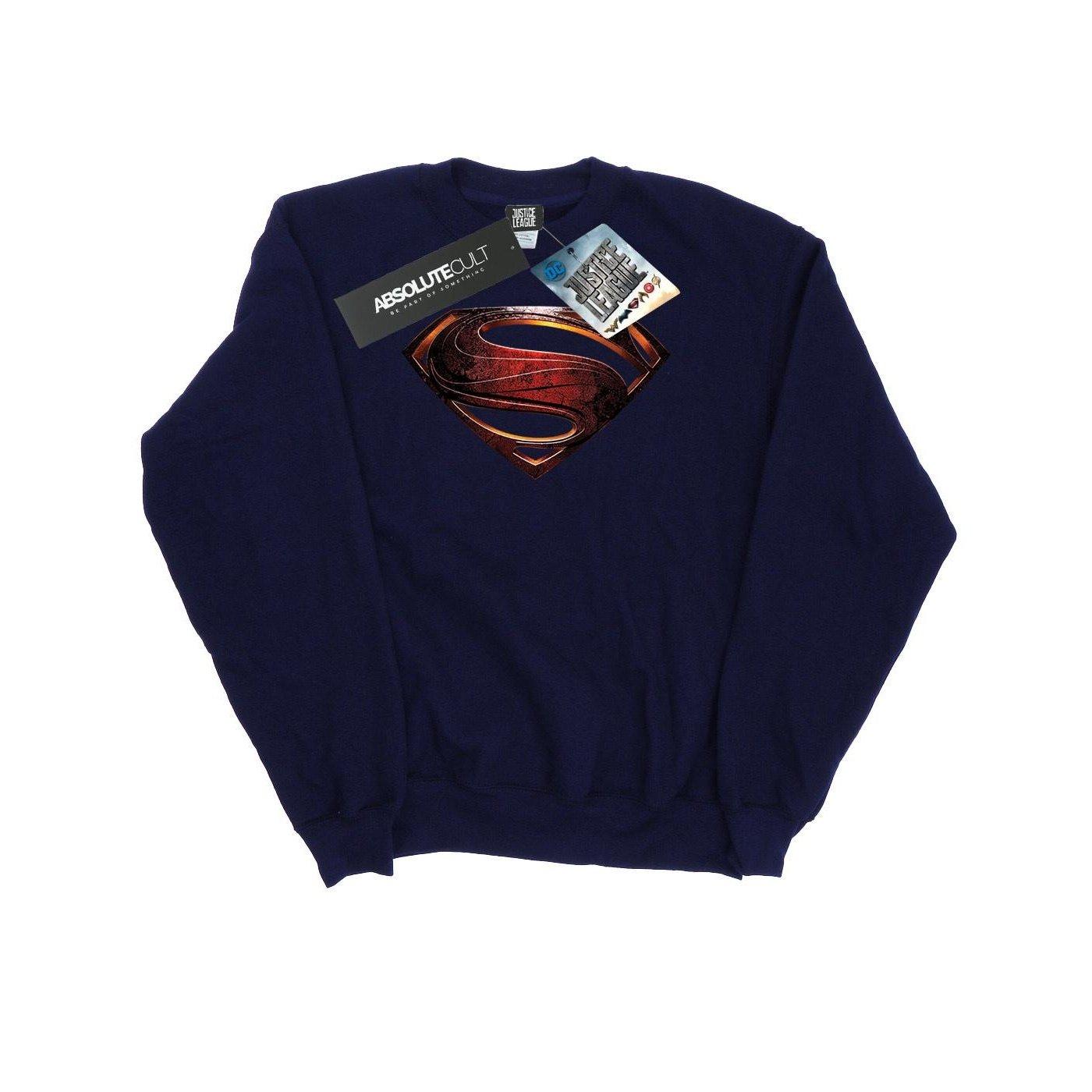 Justice League Movie Superman Emblem Sweatshirt Damen Marine XXL von DC COMICS