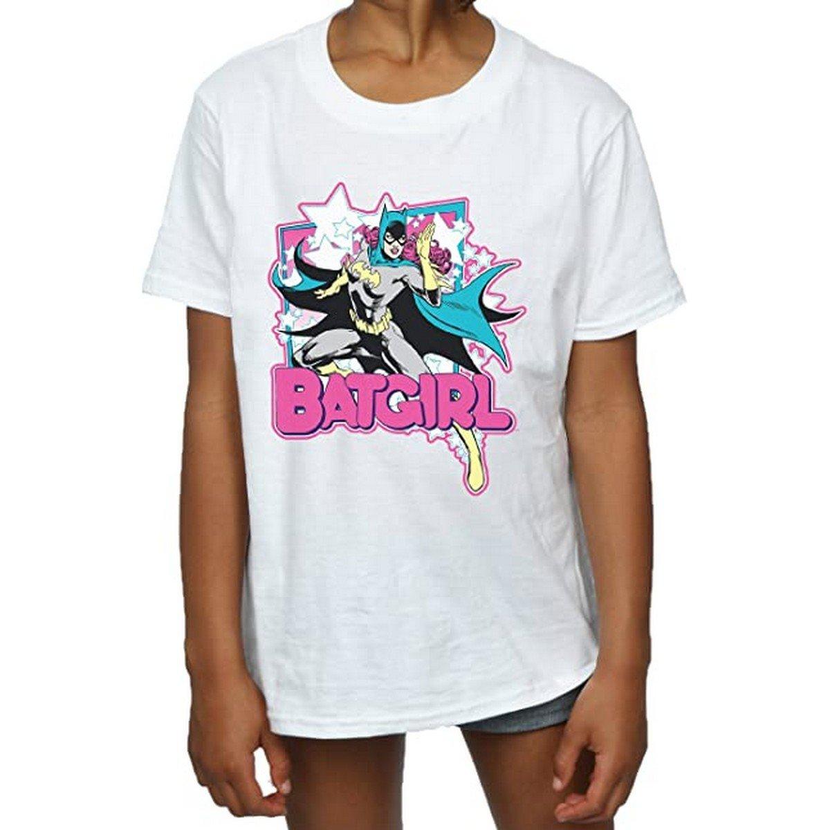 Leap Tshirt Mädchen Weiss 116 von DC COMICS