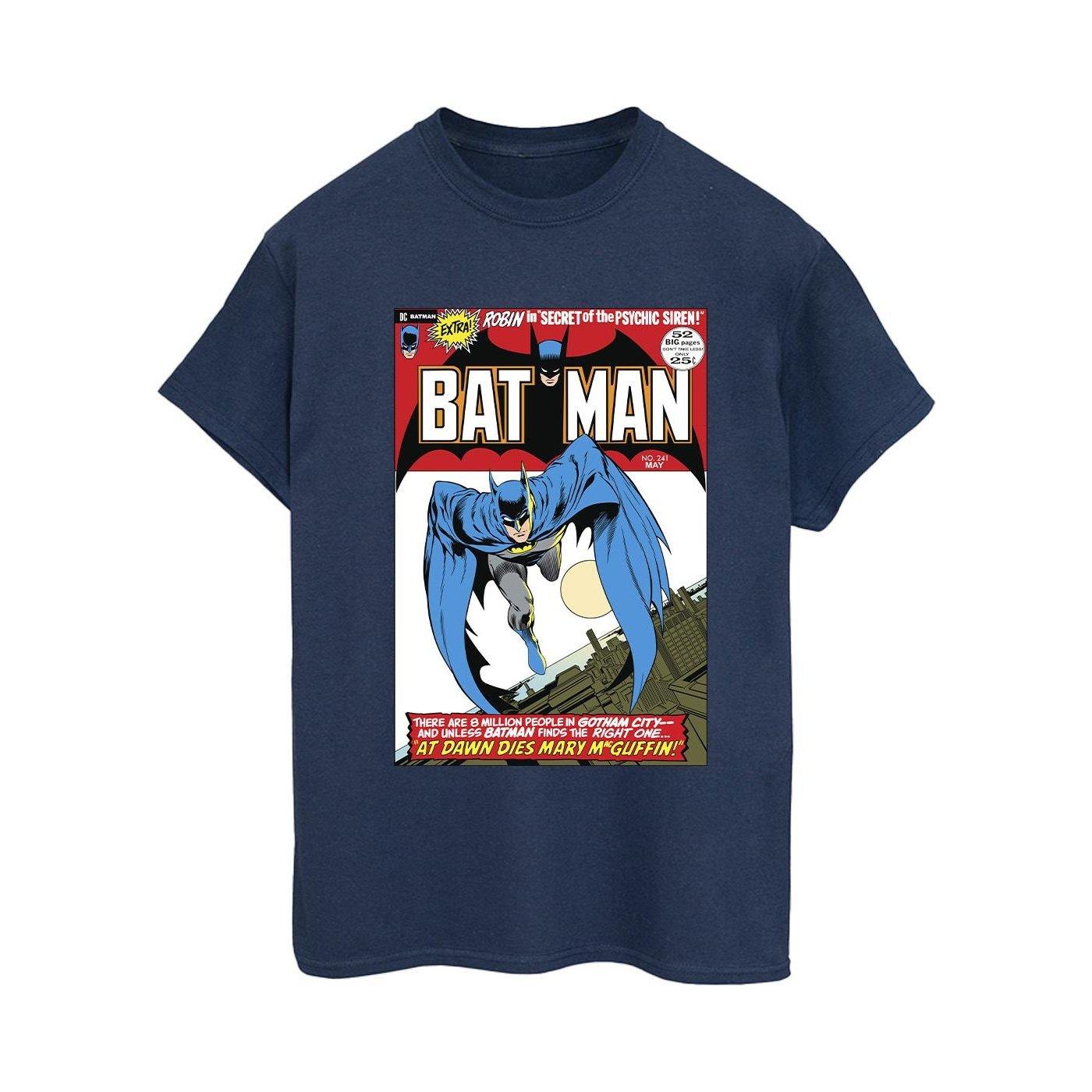 Running Batman Cover Tshirt Damen Marine S von DC COMICS