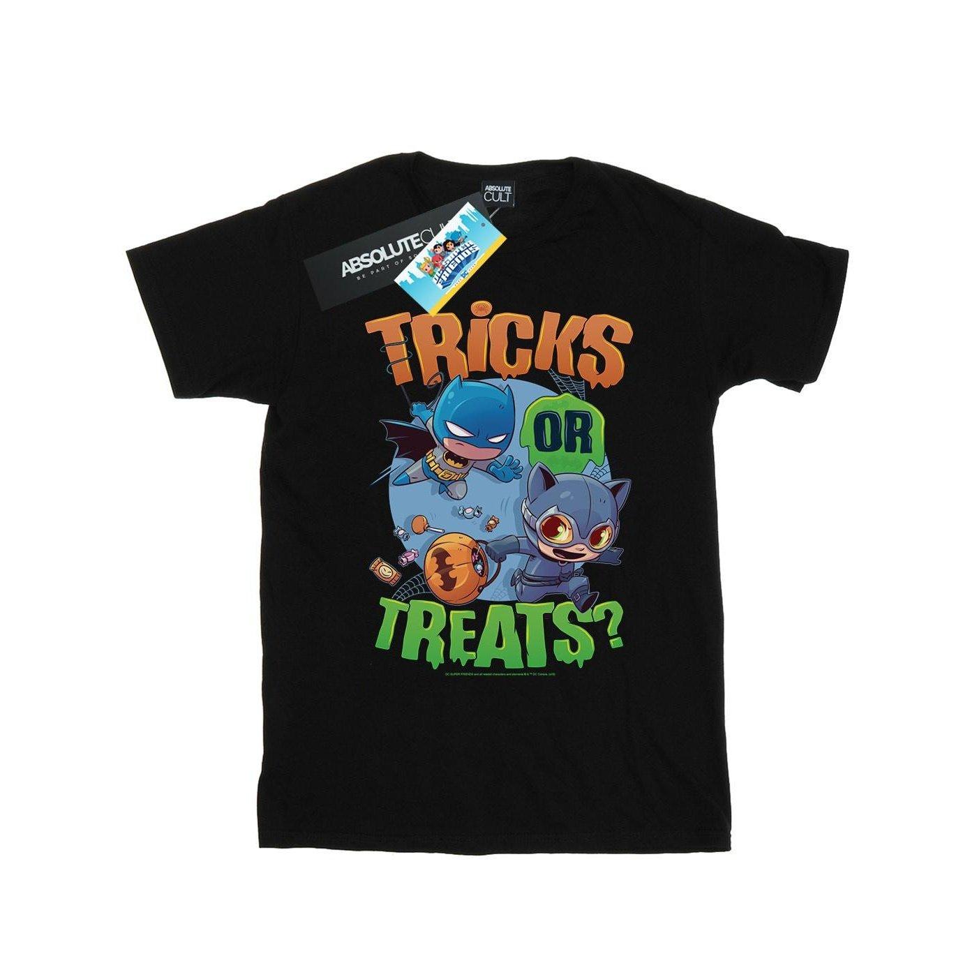 Super Friends Tricks Or Treats Tshirt Mädchen Schwarz 128 von DC COMICS