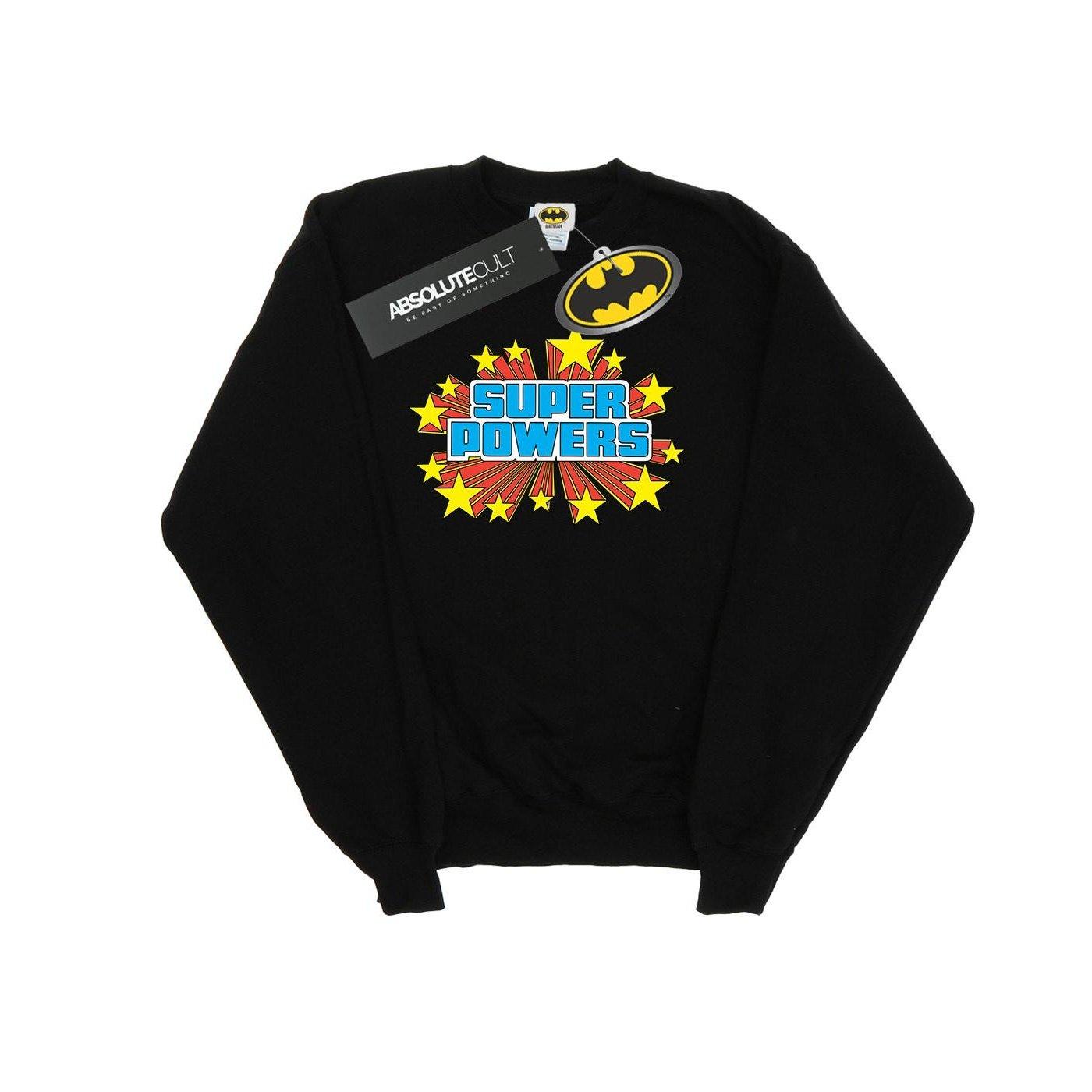 Super Powers Logo Sweatshirt Damen Schwarz XL von DC COMICS