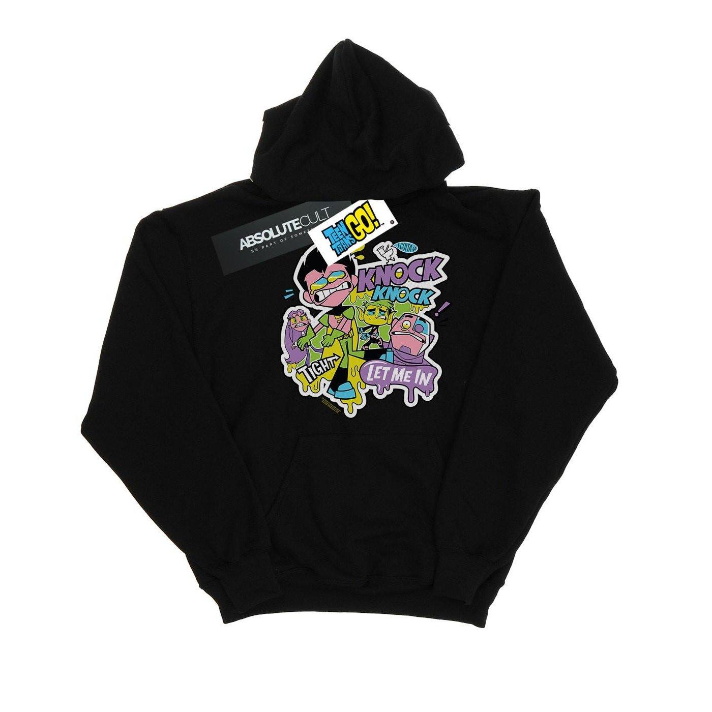 Teen Titans Go Knock Knock Kapuzenpullover Jungen Schwarz 116 von DC COMICS