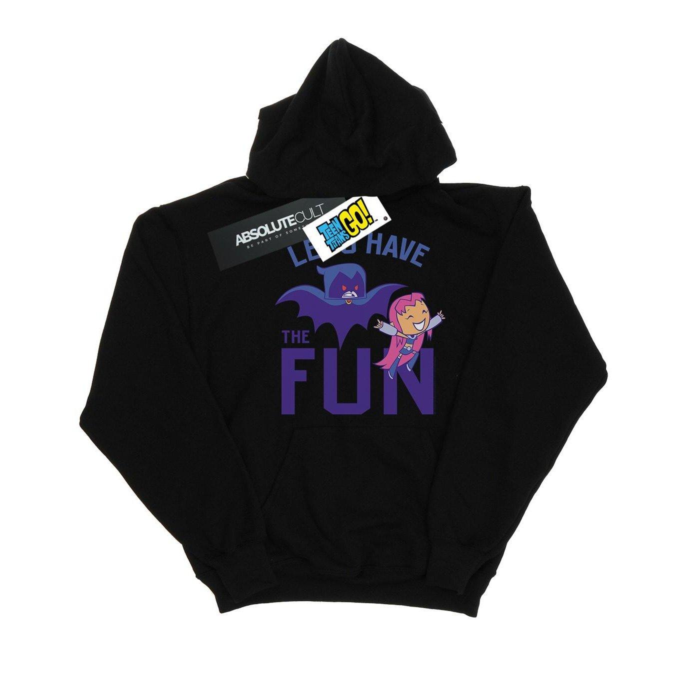 Teen Titans Go Let's Have The Fun Kapuzenpullover Damen Schwarz XXL von DC COMICS