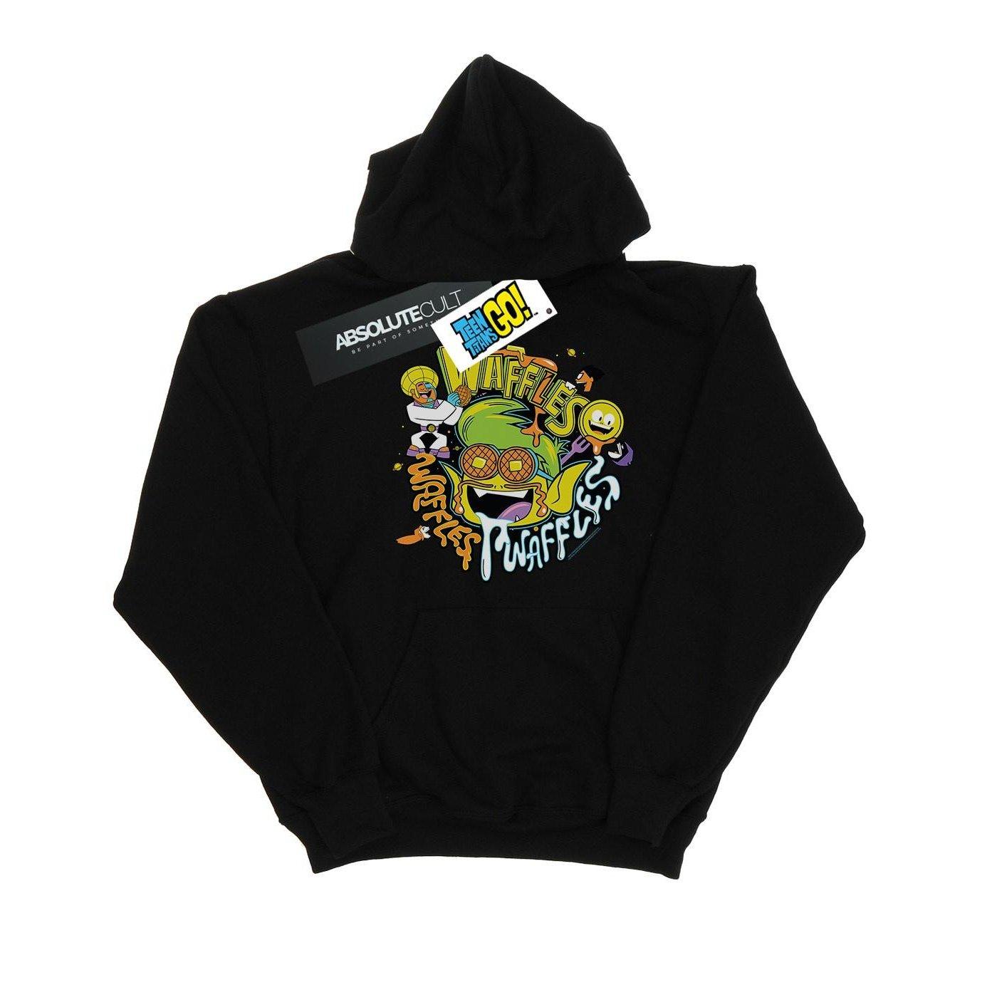 Teen Titans Go Waffle Mania Kapuzenpullover Mädchen Schwarz 128 von DC COMICS