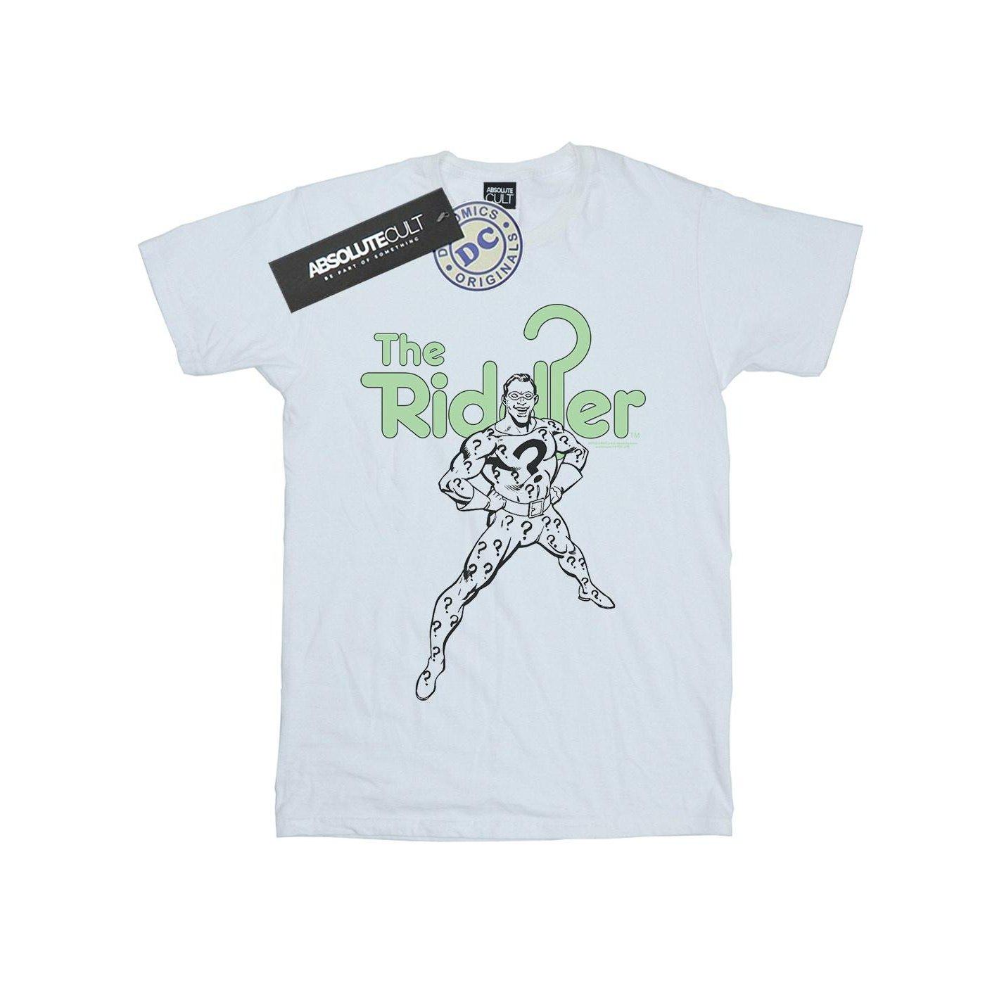 The Riddler Mono Action Pose Tshirt Mädchen Weiss 140/146 von DC COMICS