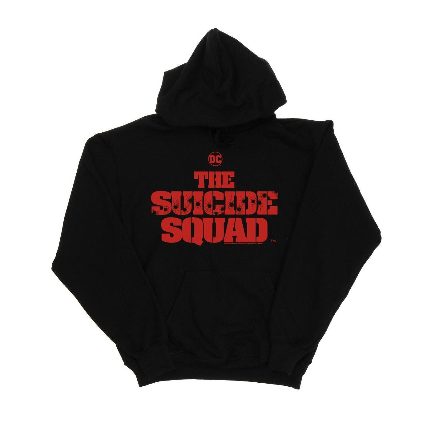 The Suicide Squad Movie Logo Kapuzenpullover Damen Schwarz XL von DC COMICS