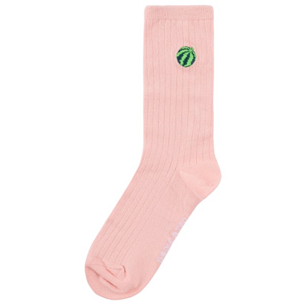 DEDICATED - Rib Socks Knivsta Water Melon - Multifunktionssocken Gr 41-45 rosa von DEDICATED