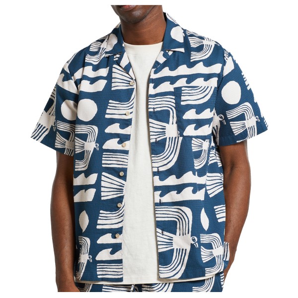 DEDICATED - Shirt Marstrand Seagulls - Hemd Gr L;M;S;XL grau von DEDICATED