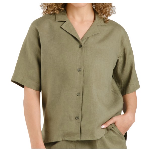 DEDICATED - Women's Shirt Torup Linen - Bluse Gr M oliv DEDICATED - Women's Shirt Torup Linen - Bluse Gr M oliv von DEDICATED