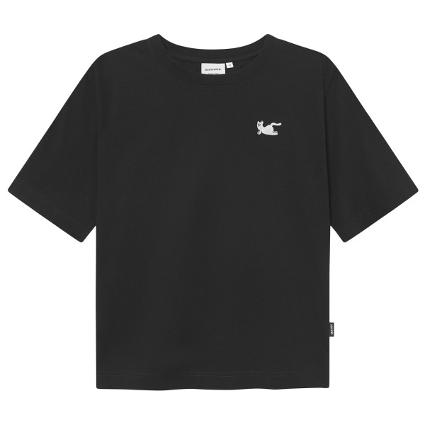DEDICATED - Women's T-Shirt Vadstena Cat Cobra Pose - T-Shirt Gr XS schwarz DEDICATED - Women's T-Shirt Vadstena Cat Cobra Pose - T-Shirt Gr XS schwarz von DEDICATED