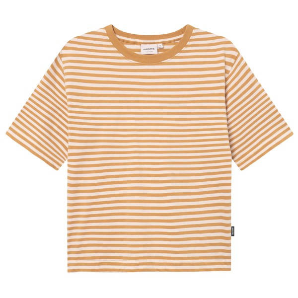 DEDICATED - Women's T-Shirt Vadstena Stripes - T-Shirt Gr L;M;S;XL;XS beige;türkis/grün von DEDICATED