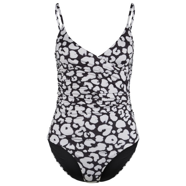 DEDICATED - Women's Wrap Swimsuit Klinte - Badeanzug Gr L grau von DEDICATED