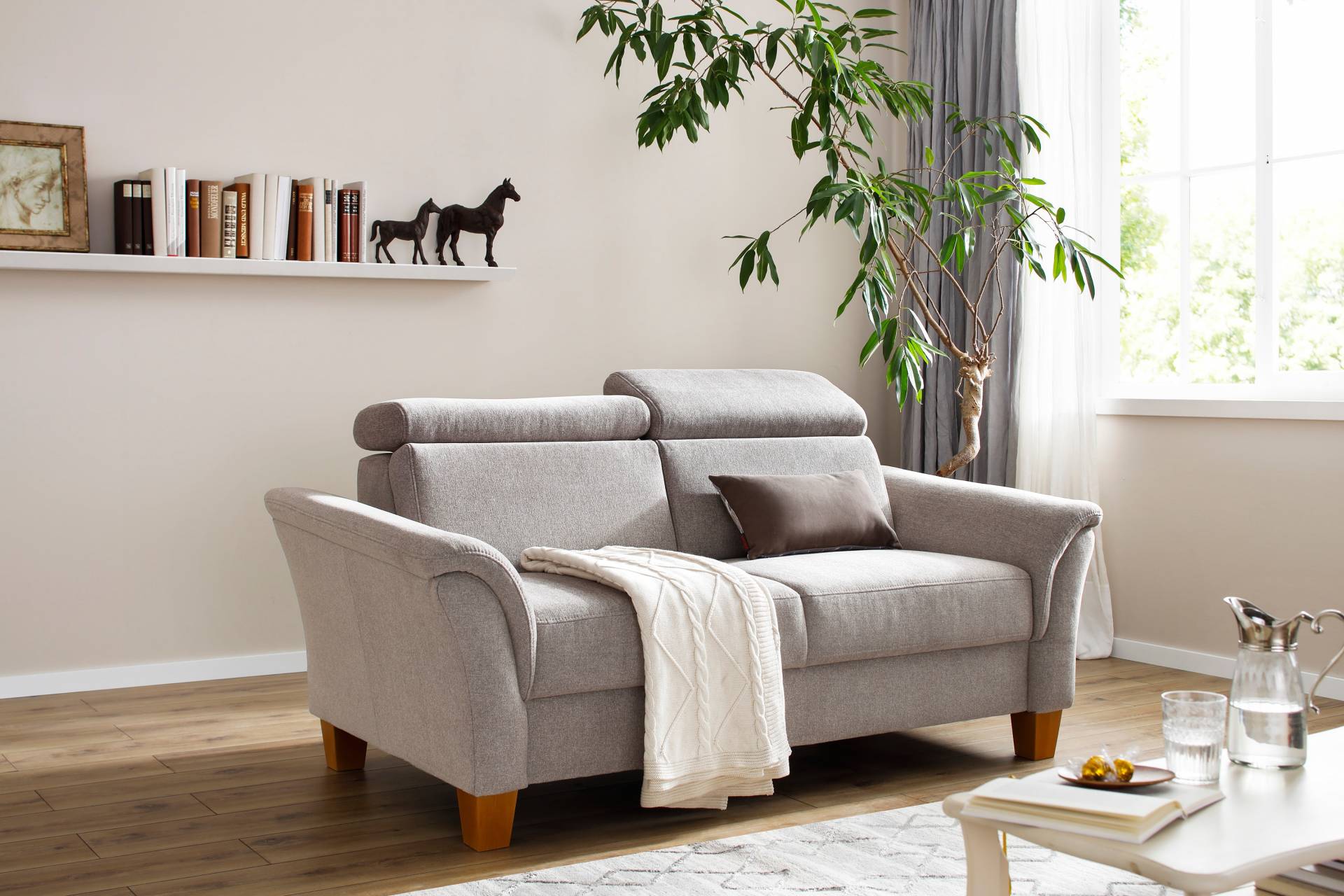 Home affaire 2,5-Sitzer »Conville«, inkl. Kopfteilverstellung von home affaire