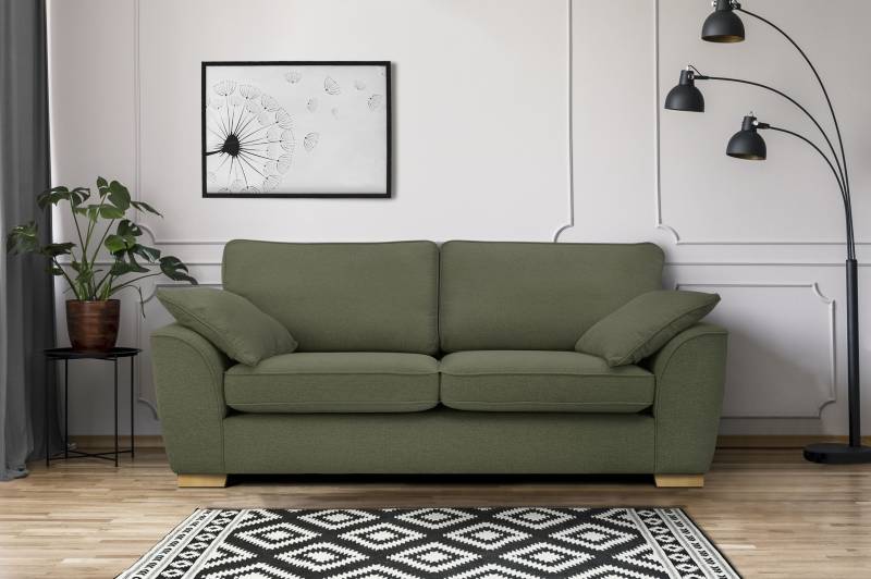 Home affaire 3-Sitzer »Savoy«, gemütliches Sofa mit vielen Kissen, in 2 Bezugsqualitäten von home affaire