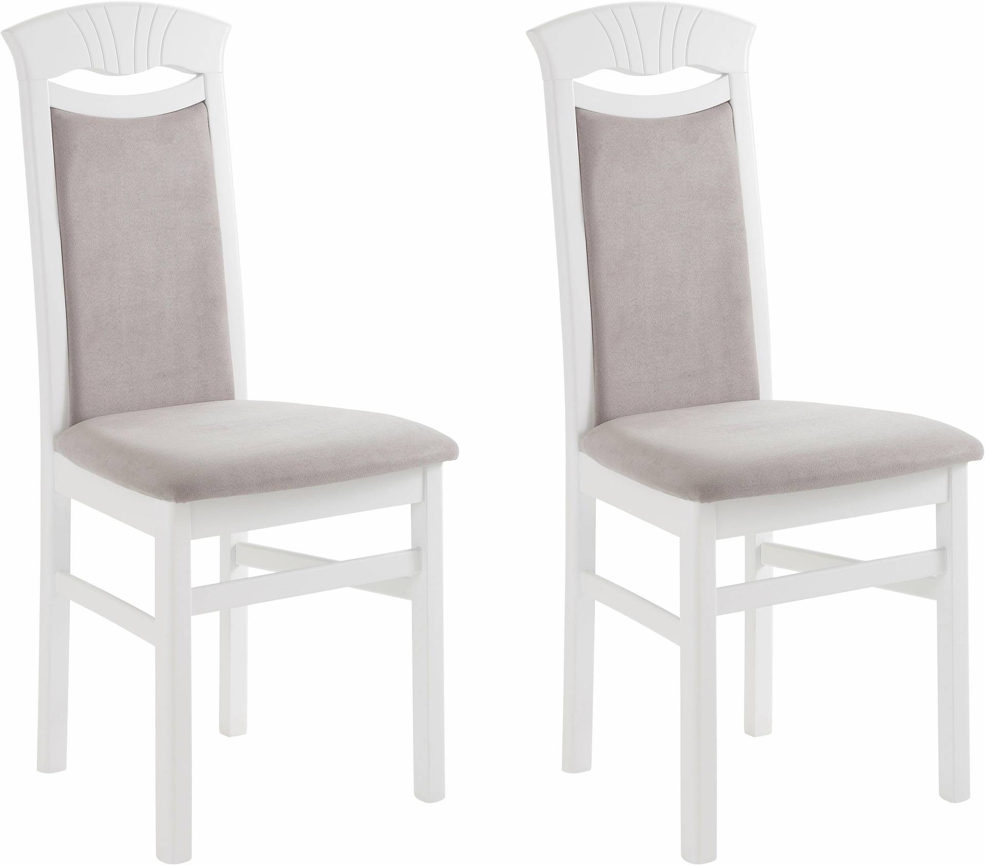 Home affaire Esszimmerstuhl »Franz«, (Set), 2 St., Microfaser, strapazierfähige Microfaser, Gestell Buche natur oder weiss, Holzstuhl Home affaire Esszimmerstuhl »Franz«, (Set), 2 St., Microfaser, strapazierfähige Microfaser, Gestell Buche natur oder weiss, Holzstuhl von home affaire