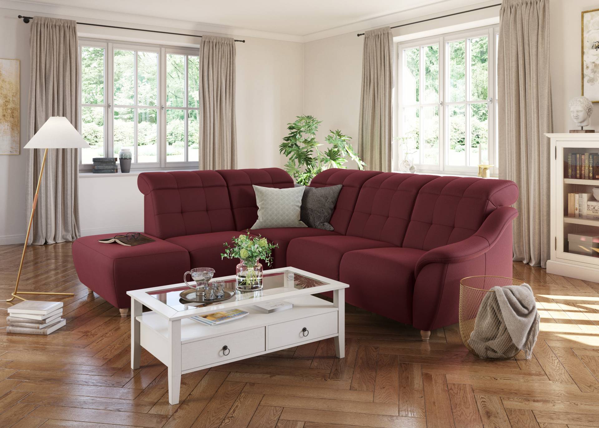Home affaire Ecksofa »Boston L-Form«, Kopfteilverstellung an jeder Sitzfläche, wahlweise Relaxfunktion Home affaire Ecksofa »Boston L-Form«, Kopfteilverstellung an jeder Sitzfläche, wahlweise Relaxfunktion von home affaire