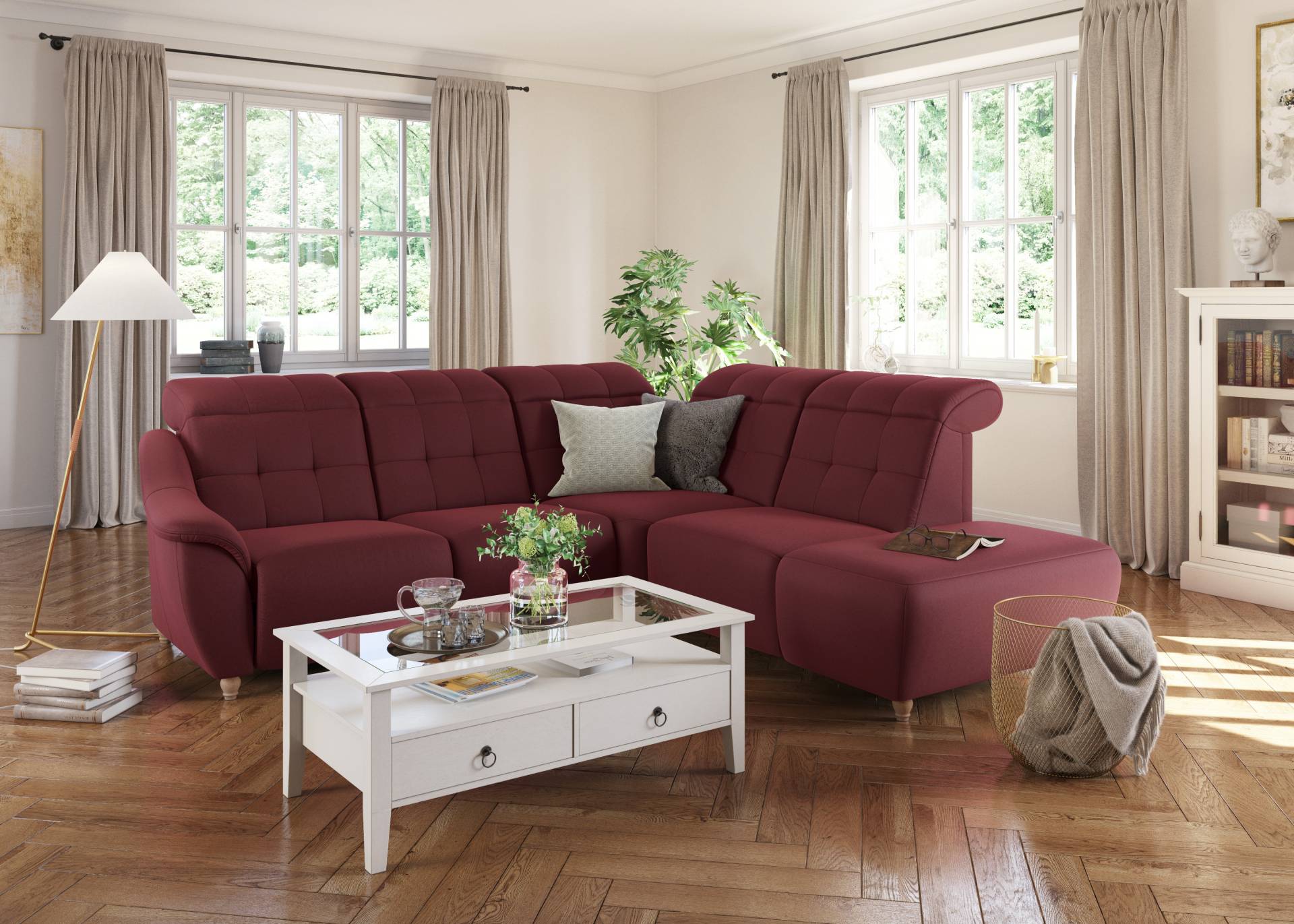 Home affaire Ecksofa »Boston L-Form«, Kopfteilverstellung an jeder Sitzfläche, wahlweise Relaxfunktion Home affaire Ecksofa »Boston L-Form«, Kopfteilverstellung an jeder Sitzfläche, wahlweise Relaxfunktion von home affaire