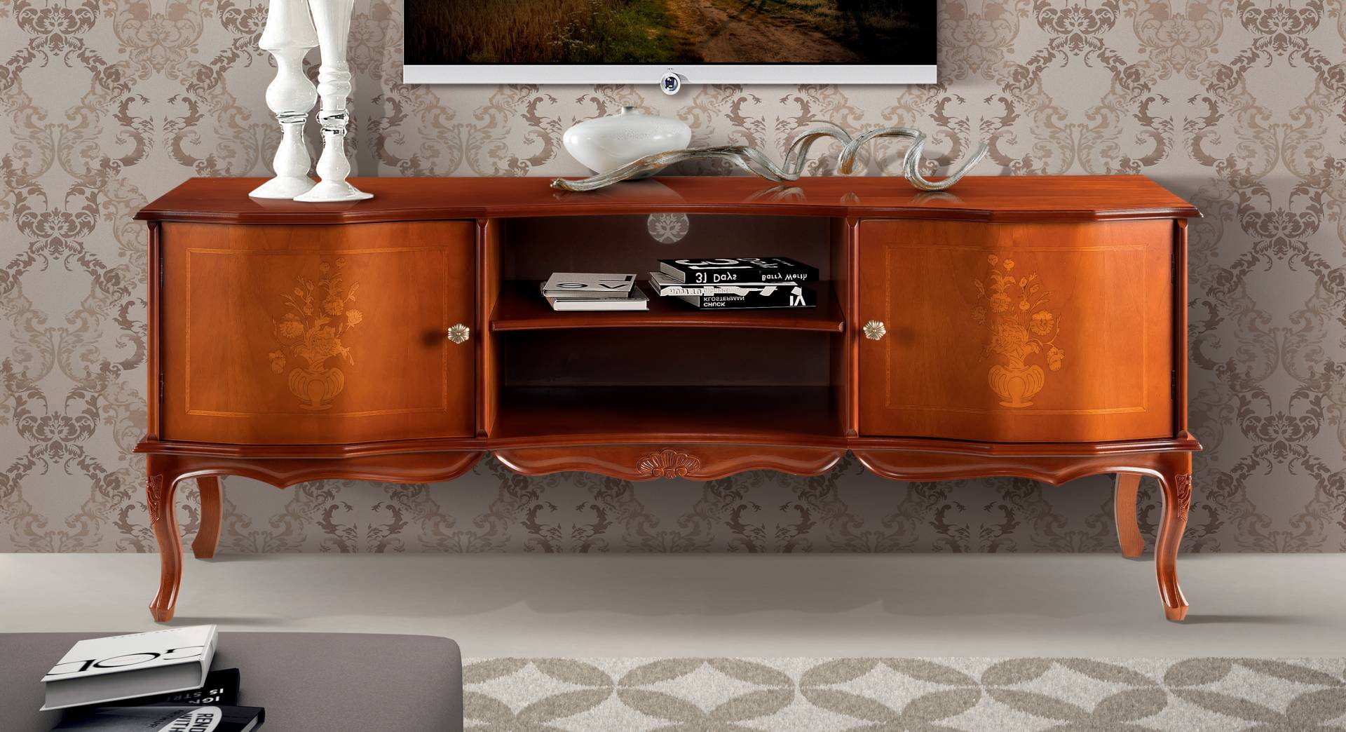 Home affaire TV-Board »Bardolino«, Breite 133 cm Home affaire TV-Board »Bardolino«, Breite 133 cm von home affaire