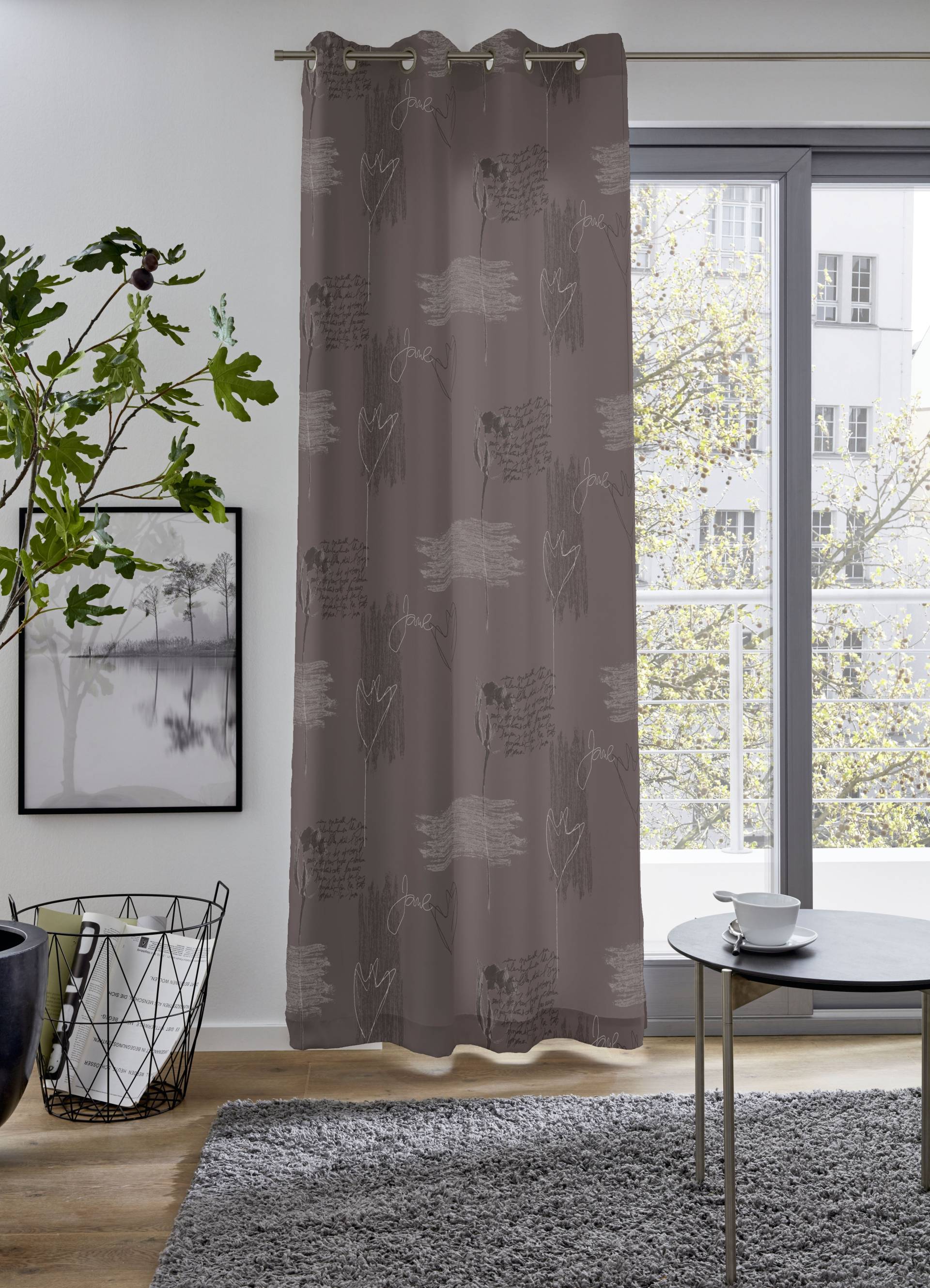 my home Vorhang »AMSTERDAM«, (1 St.), blickdicht, bedruckt, 135x235 cm von My Home