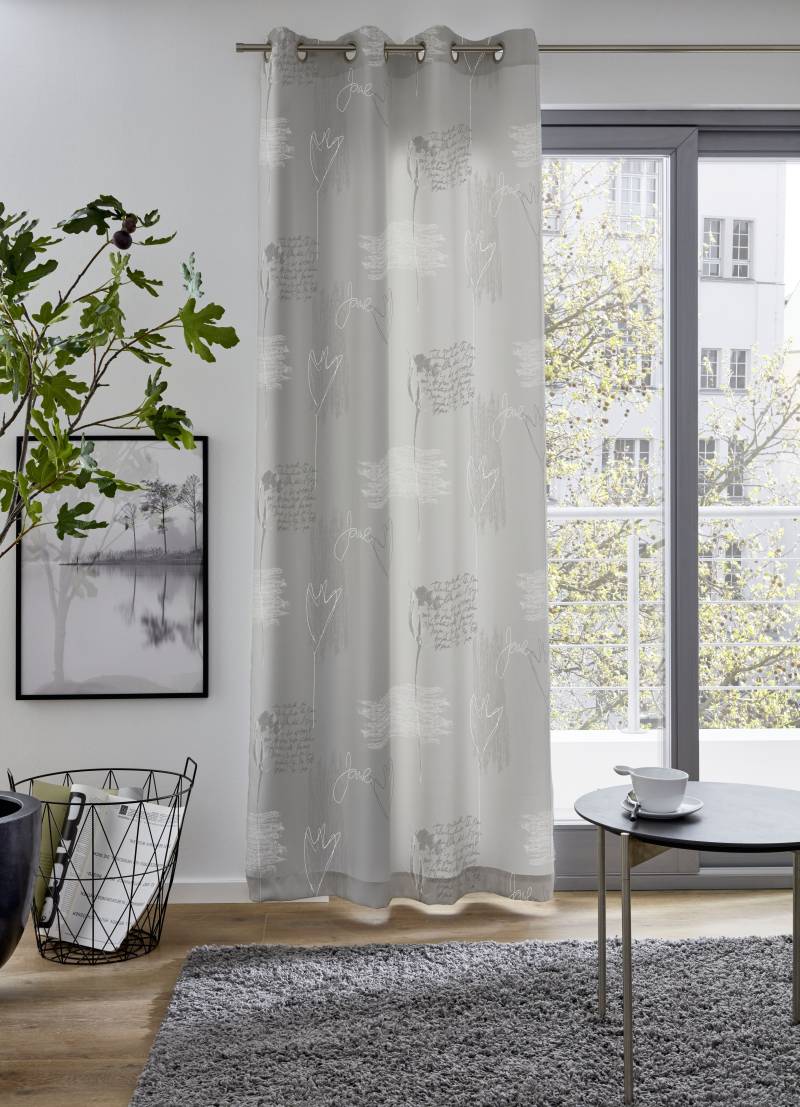 my home Vorhang »AMSTERDAM«, (1 St.), blickdicht, bedruckt, 135x235 cm von My Home