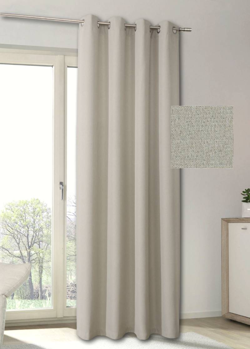 my home Vorhang »MAILAND«, (1 St.), blickdicht, verschiedene Farben, 140 x 235, Sicht- und Lichtschutz von My Home