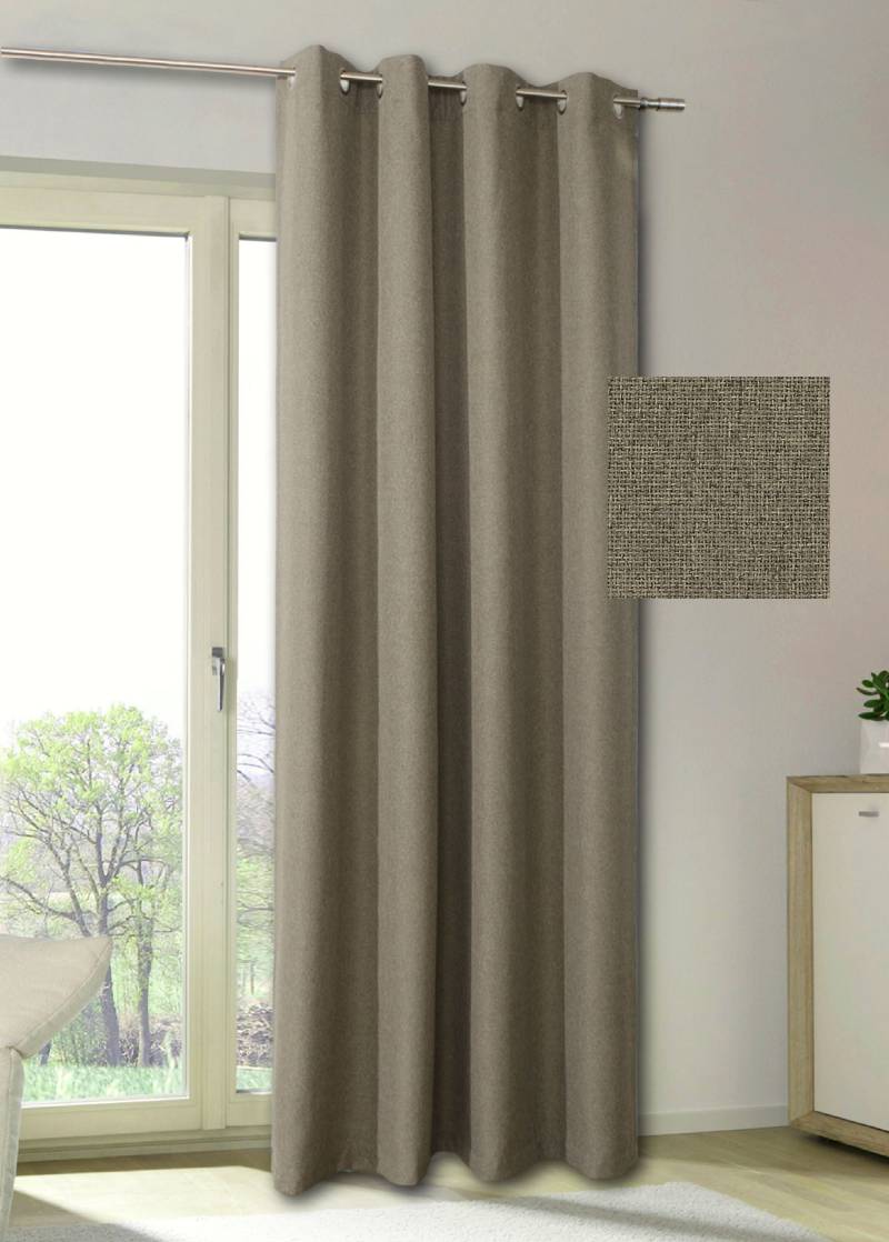 my home Vorhang »MAILAND«, (1 St.), blickdicht, verschiedene Farben, 140 x 235, Sicht- und Lichtschutz von My Home