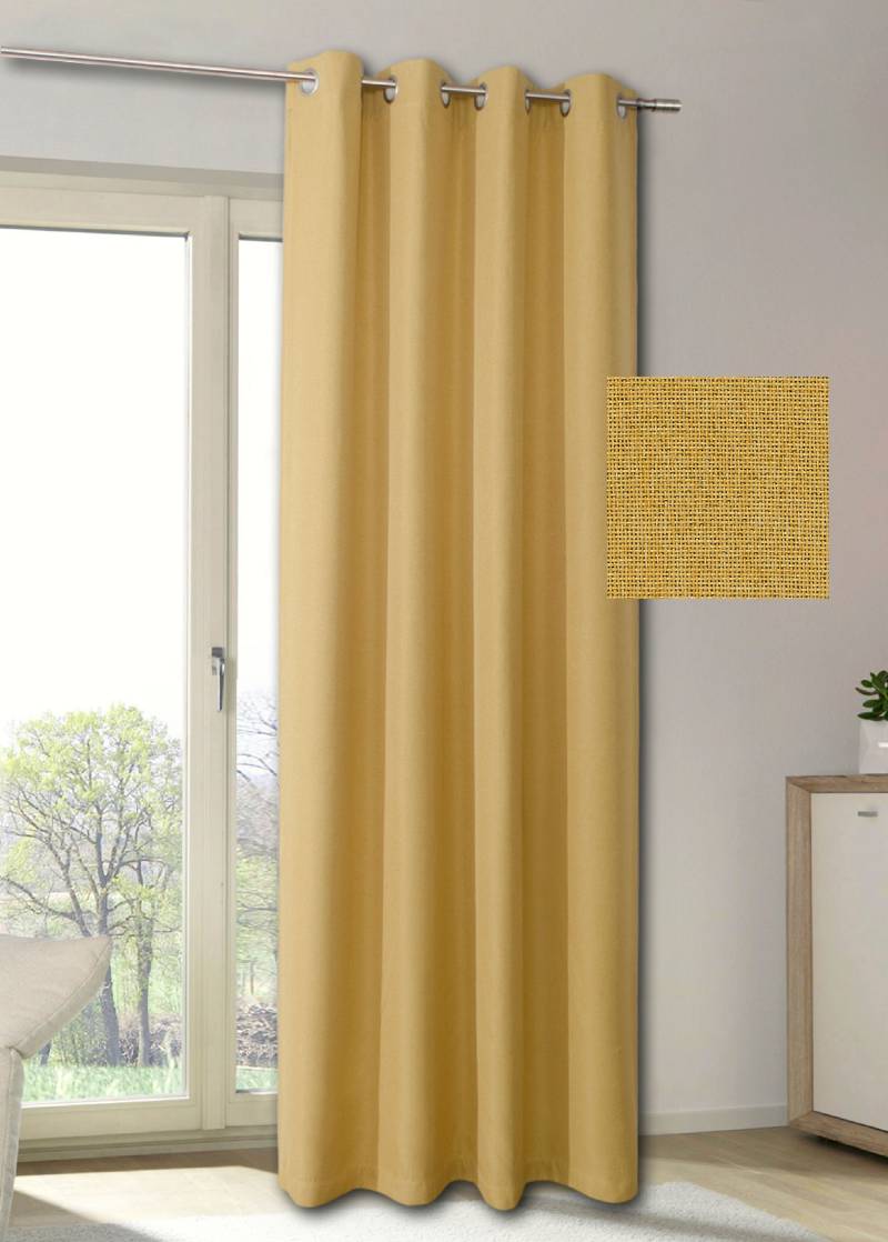 my home Vorhang »MAILAND«, (1 St.), blickdicht, verschiedene Farben, 140 x 235, Sicht- und Lichtschutz von My Home