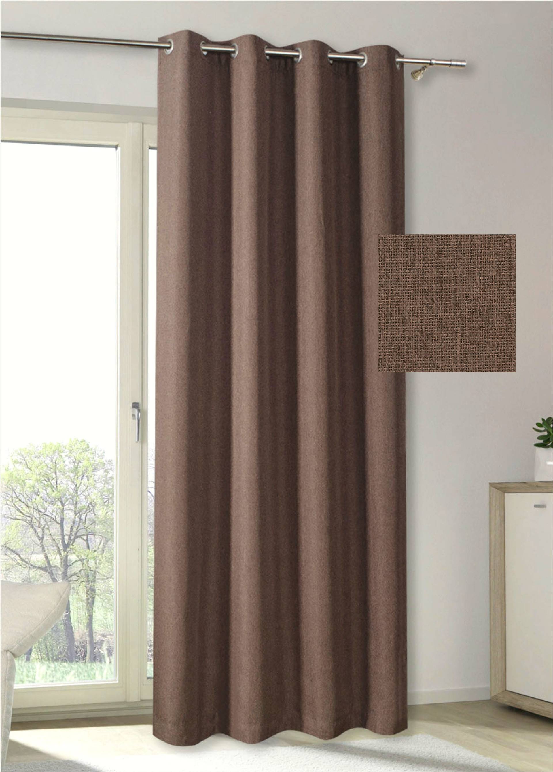 my home Vorhang »MAILAND«, (1 St.), blickdicht, verschiedene Farben, 140 x 235, Sicht- und Lichtschutz von My Home