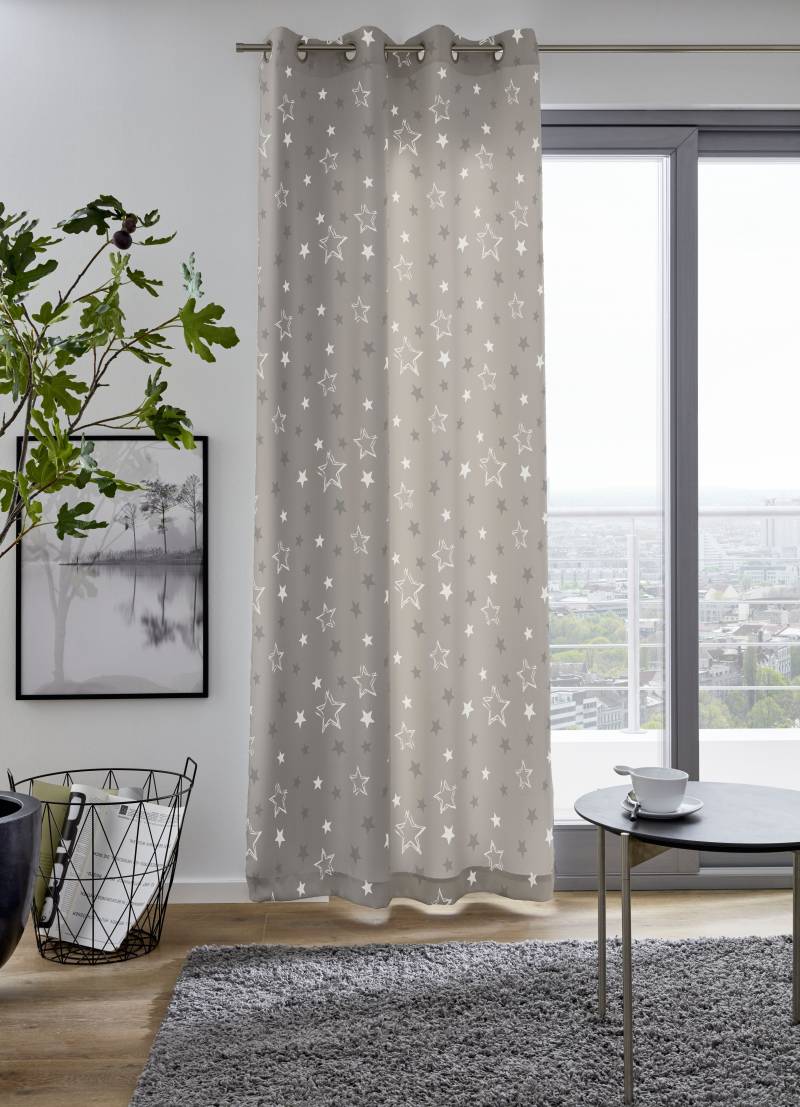 my home Vorhang »STARRY«, (1 St.), bedruckt, blickdicht, verschiedene Grössen von My Home