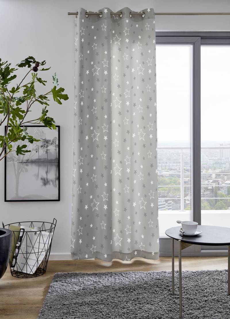my home Vorhang »STARRY«, (1 St.), bedruckt, blickdicht, verschiedene Grössen von My Home