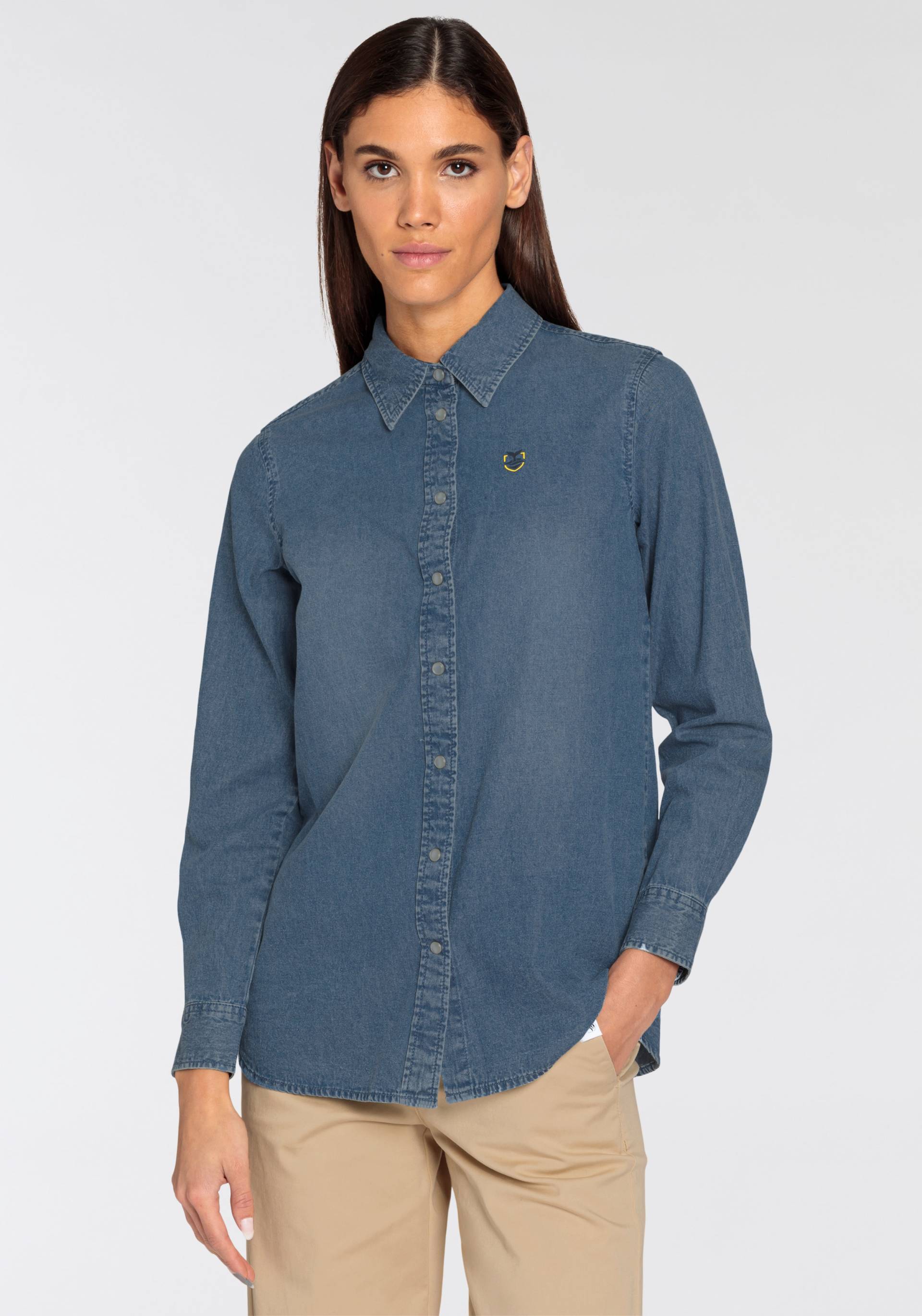 DELMAO Jeansbluse von DELMAO