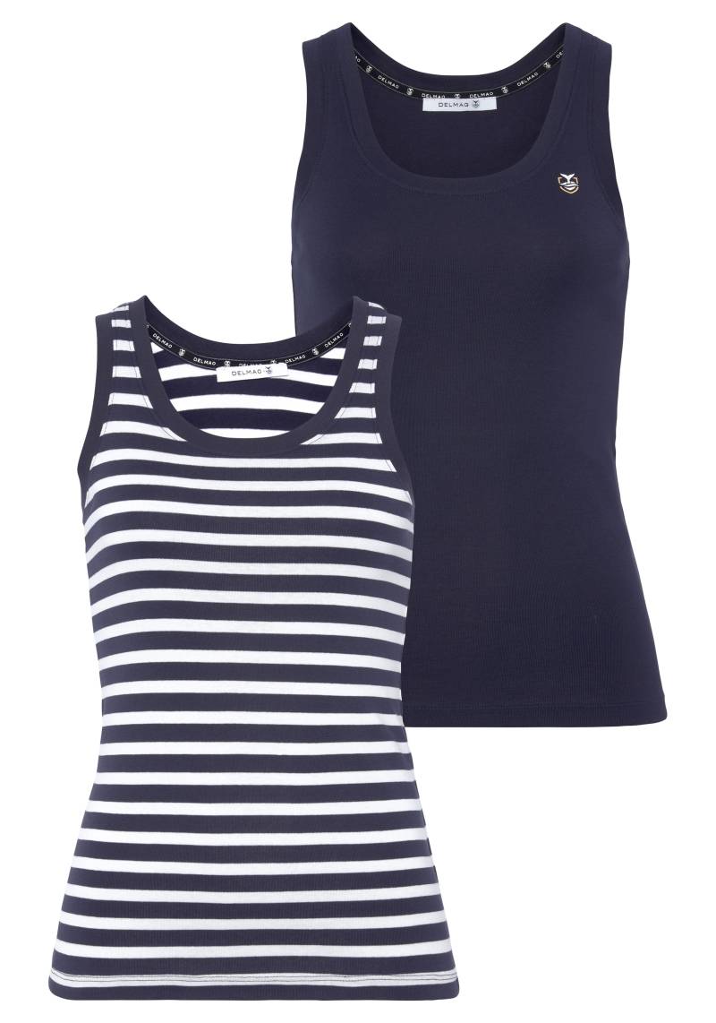 DELMAO Tanktop, (2er-Pack), in unterschiedlichen Varianten von DELMAO