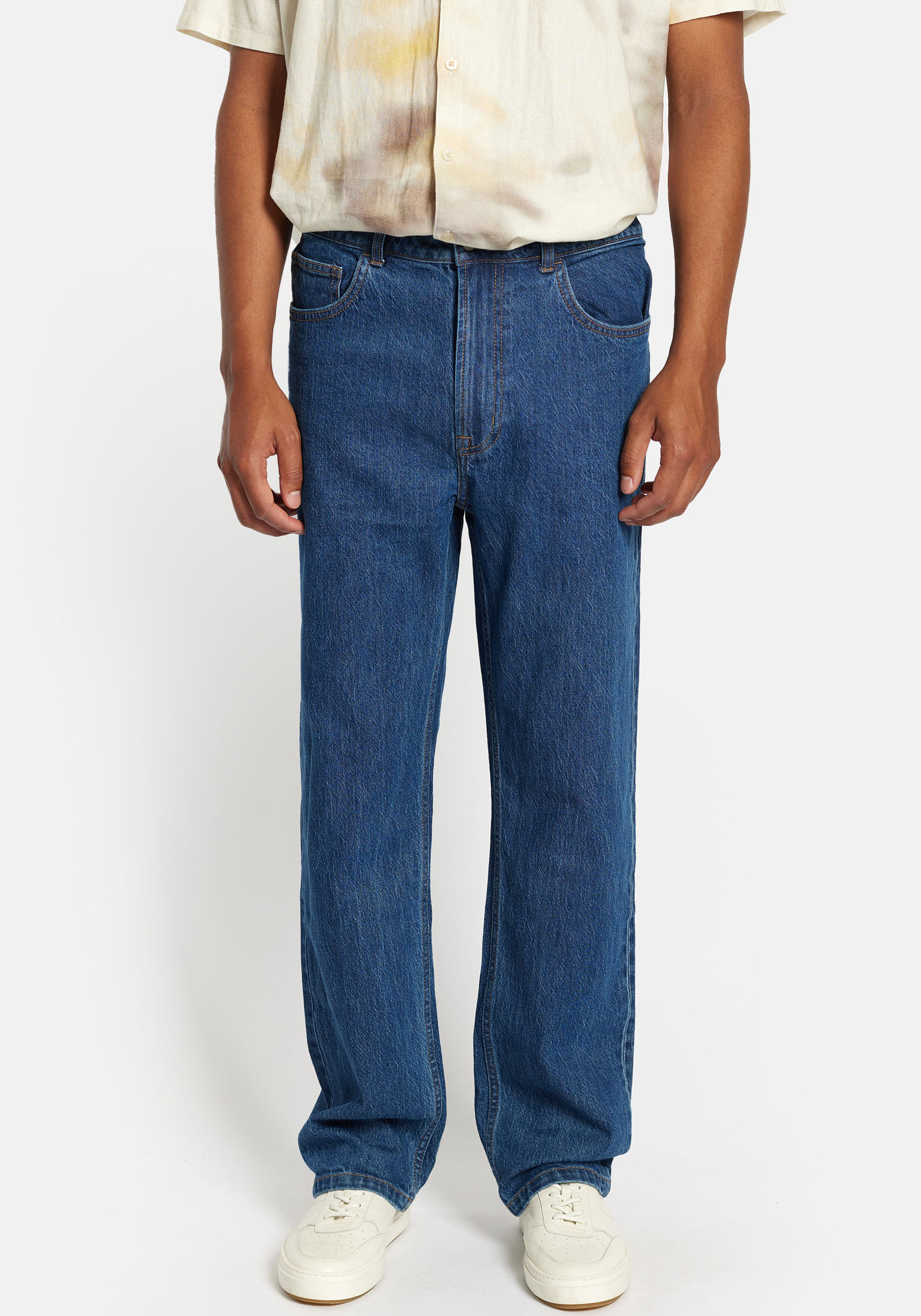 DENIM PROJECT Loose-fit-Jeans, in mittelblauer Waschung DENIM PROJECT Loose-fit-Jeans, in mittelblauer Waschung von DENIM PROJECT