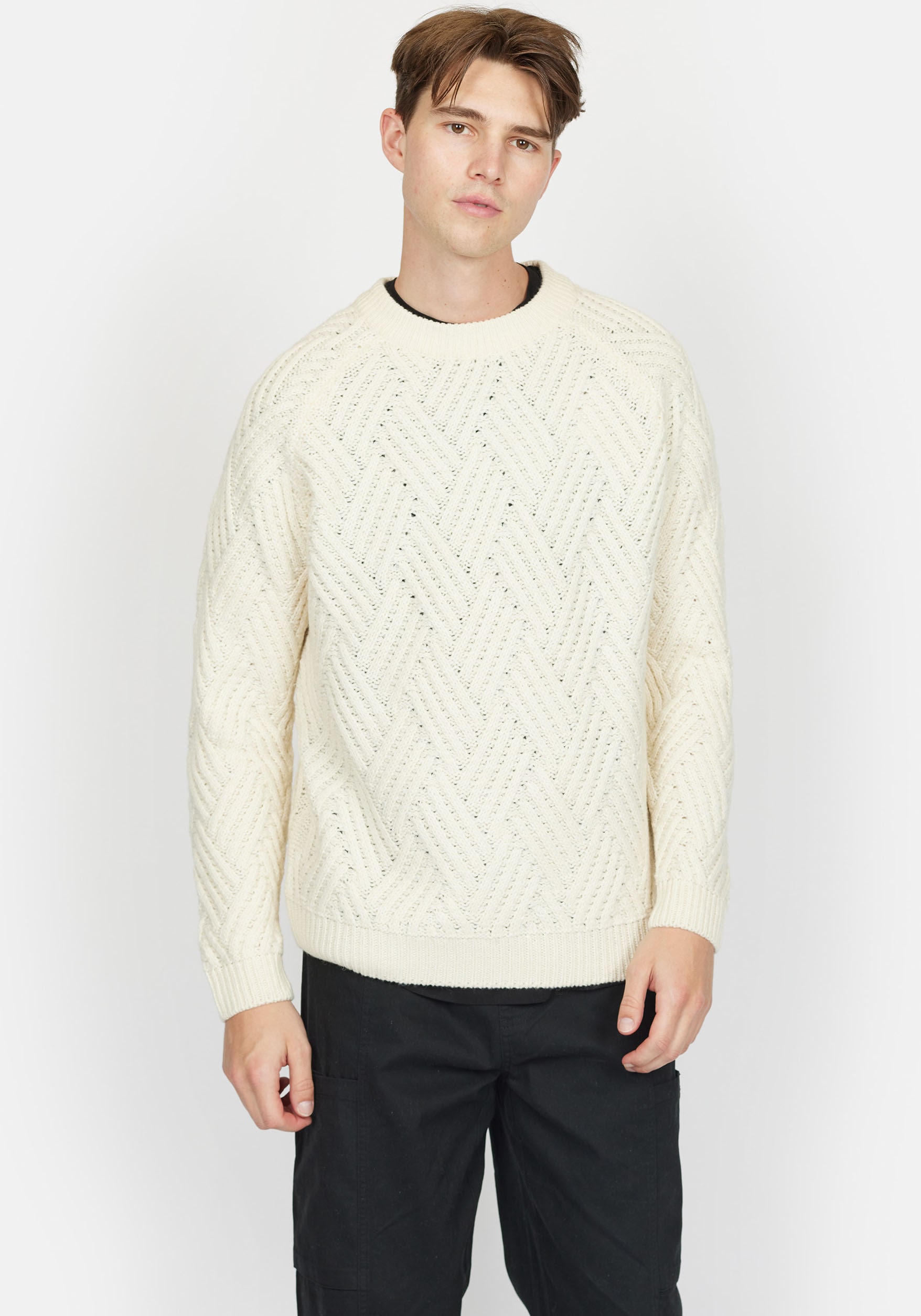DENIM PROJECT Strickpullover, mit Strukturmuster DENIM PROJECT Strickpullover, mit Strukturmuster von DENIM PROJECT