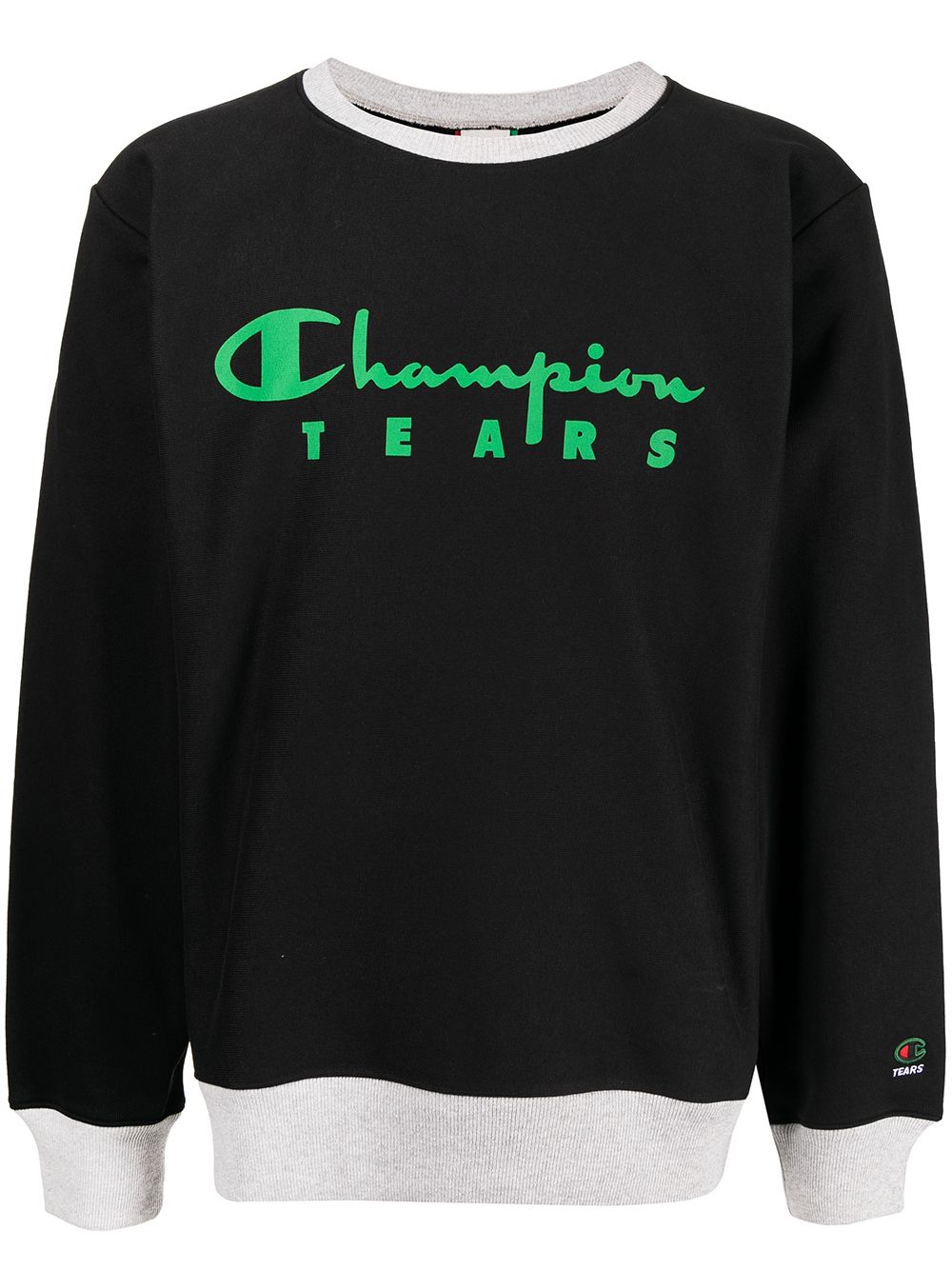 Denim Tears x Champion logo-print sweatshirt - Black von Denim Tears