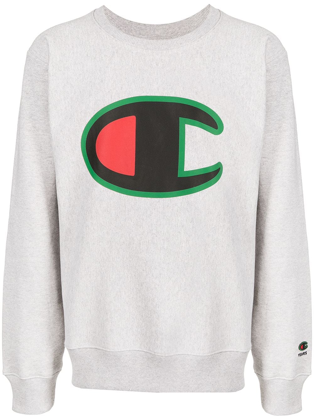 Denim Tears x Champion logo-print sweatshirt - Grey von Denim Tears