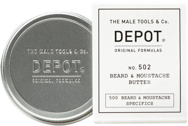No. 502 Beard & Moustache Butter Damen Mediumgrau 30ml von DEPOT