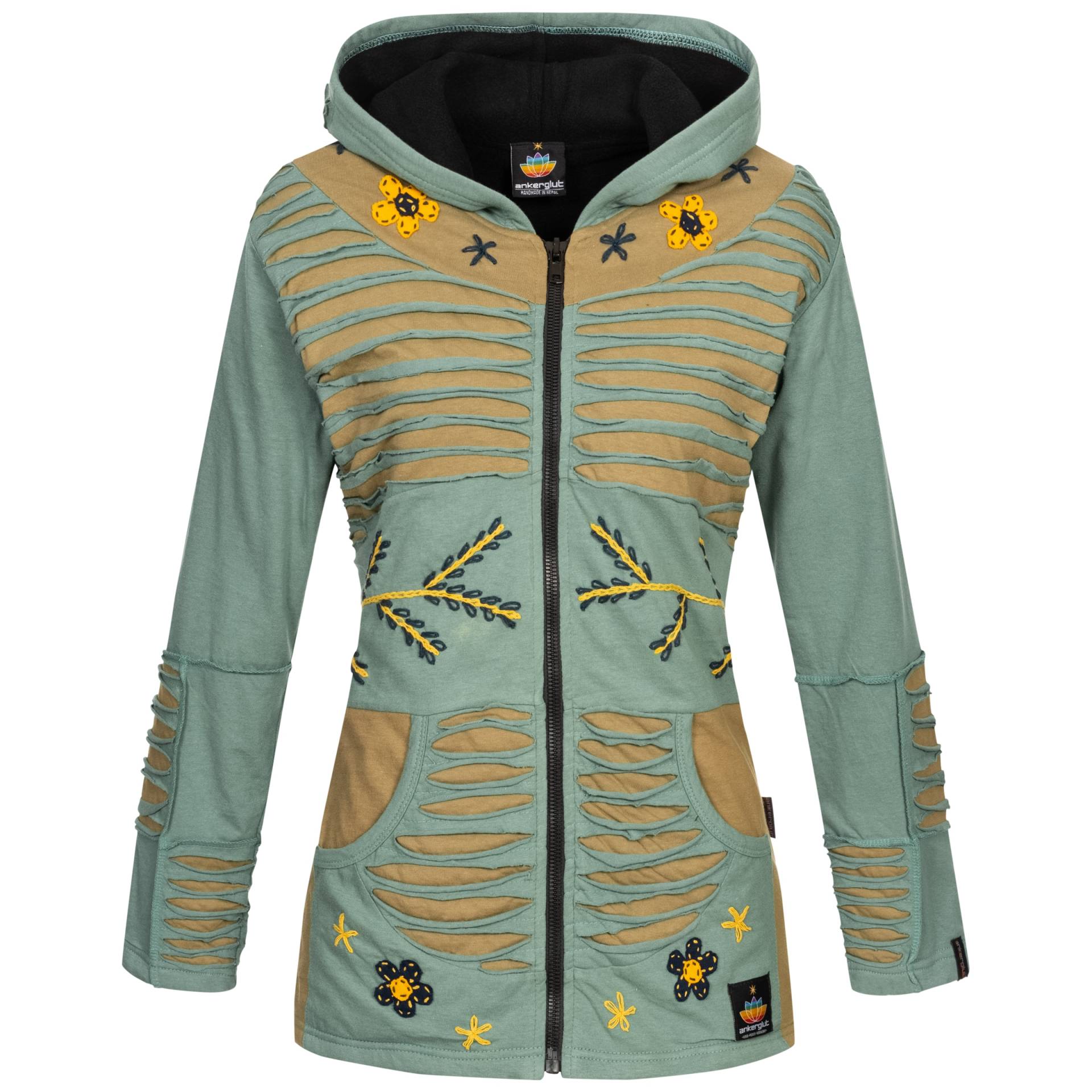 DEPROC Active Fleecejacke »Patchwork Multicolor NUNAVUT II NEW FLOWER POWER« DEPROC Active Fleecejacke »Patchwork Multicolor NUNAVUT II NEW FLOWER POWER« von DEPROC Active