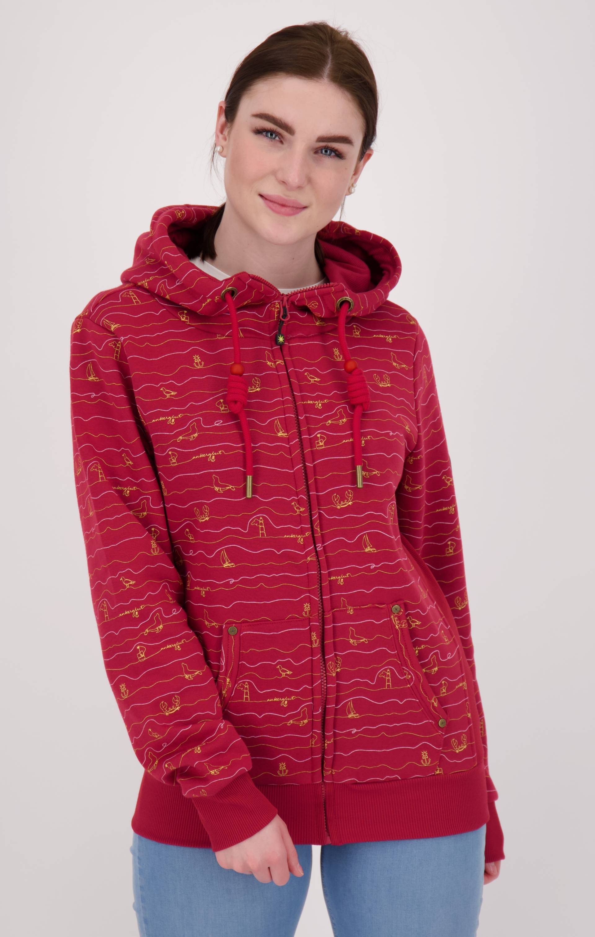 DEPROC Active Kapuzensweatshirt »ANKERGLUTWELLE«, Auch in Grossen Grössen erhältlich DEPROC Active Kapuzensweatshirt »ANKERGLUTWELLE«, Auch in Grossen Grössen erhältlich von DEPROC Active