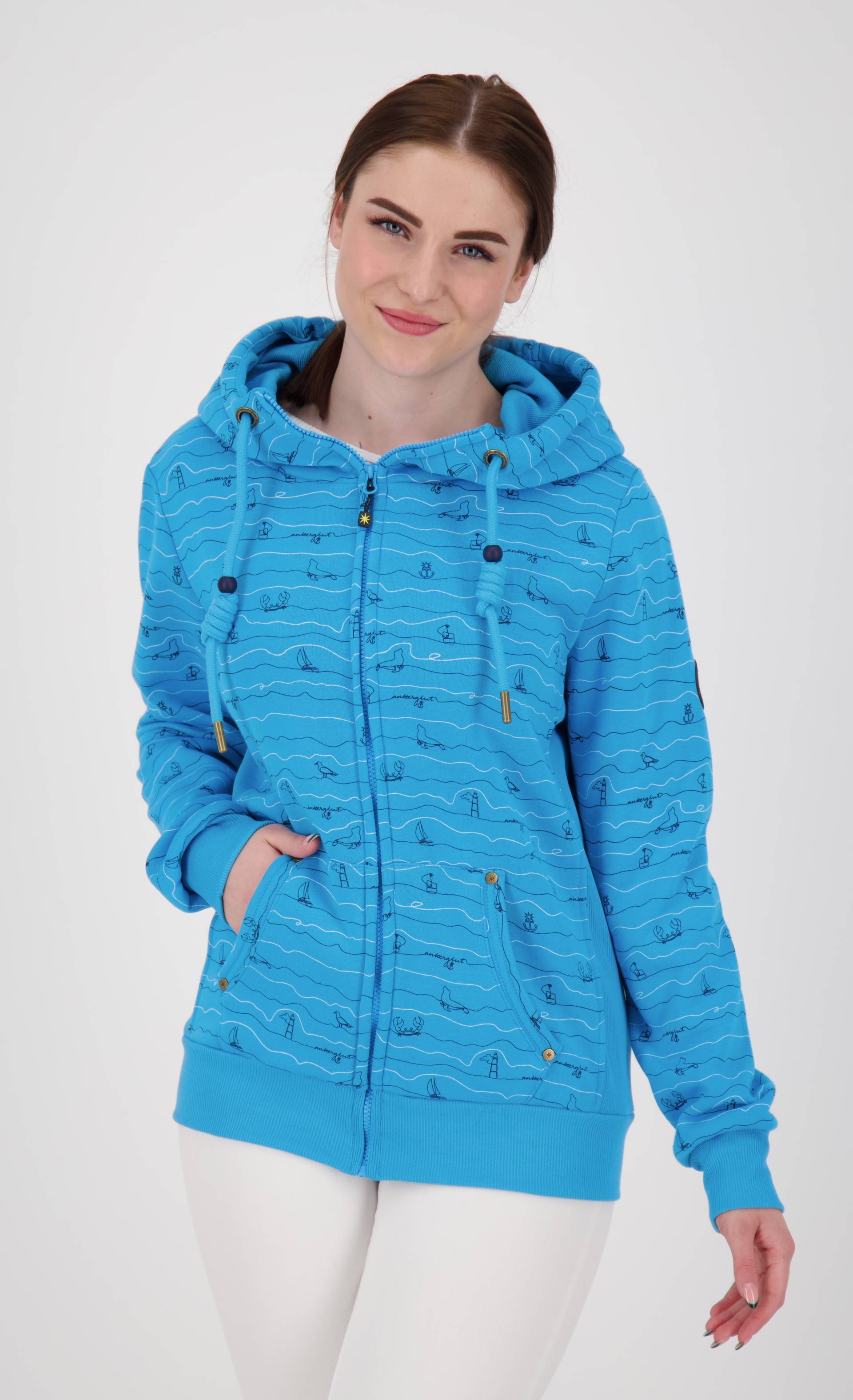 DEPROC Active Kapuzensweatshirt »ANKERGLUTWELLE« von DEPROC Active