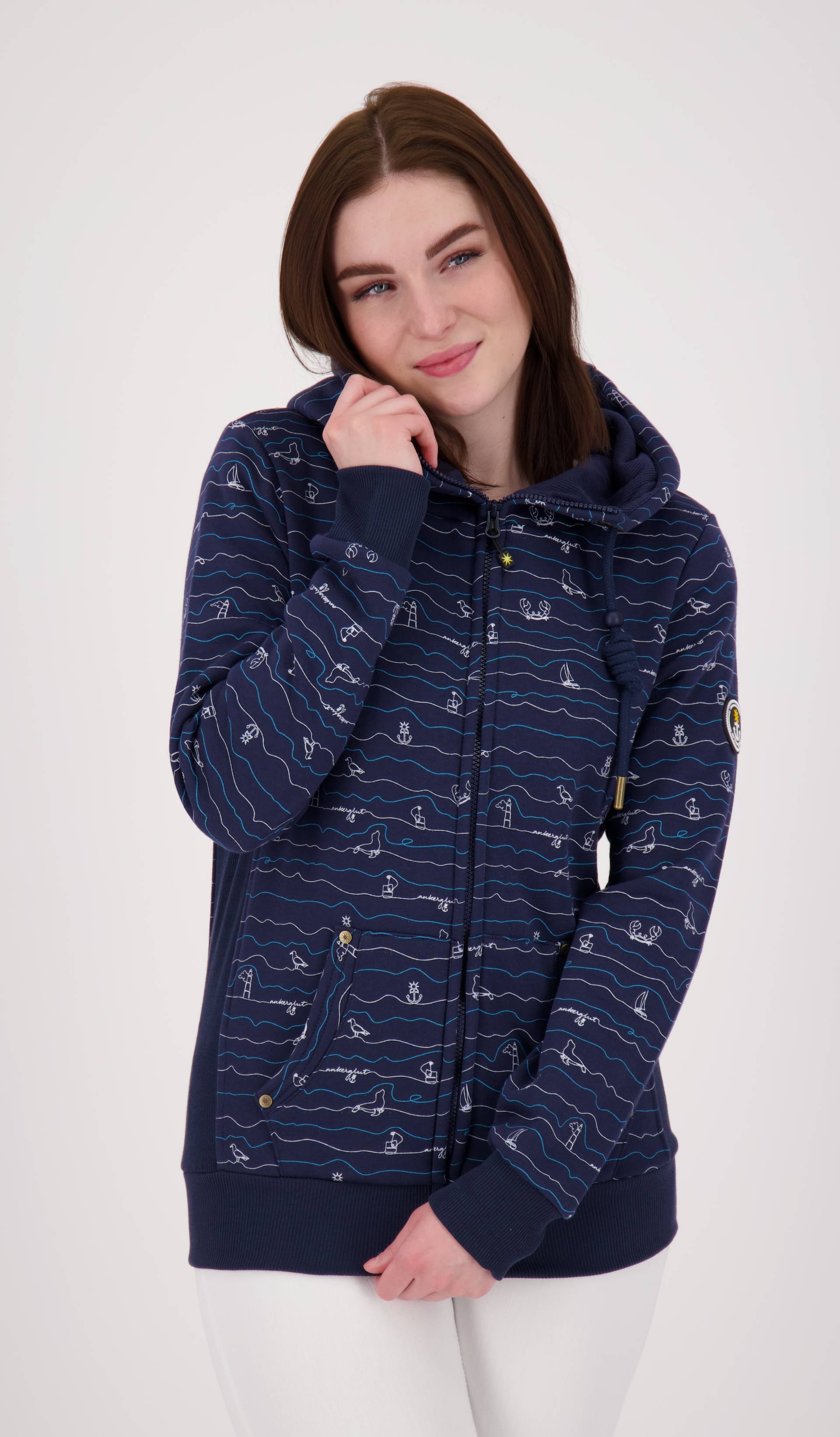 DEPROC Active Kapuzensweatshirt »ANKERGLUTWELLE«, Auch in Grossen Grössen erhältlich DEPROC Active Kapuzensweatshirt »ANKERGLUTWELLE«, Auch in Grossen Grössen erhältlich von DEPROC Active
