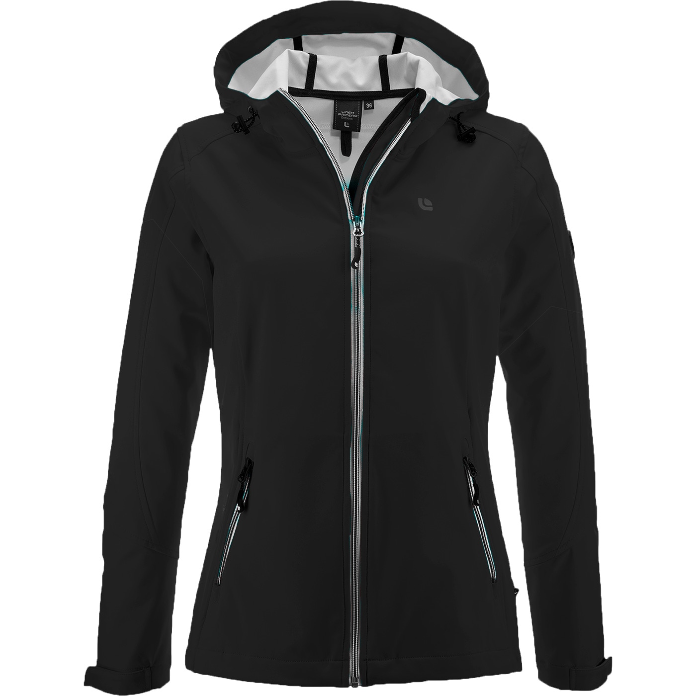 DEPROC Active Softshelljacke »RODELL PEAK WOMEN«, Kontrastreissverschluss von DEPROC Active