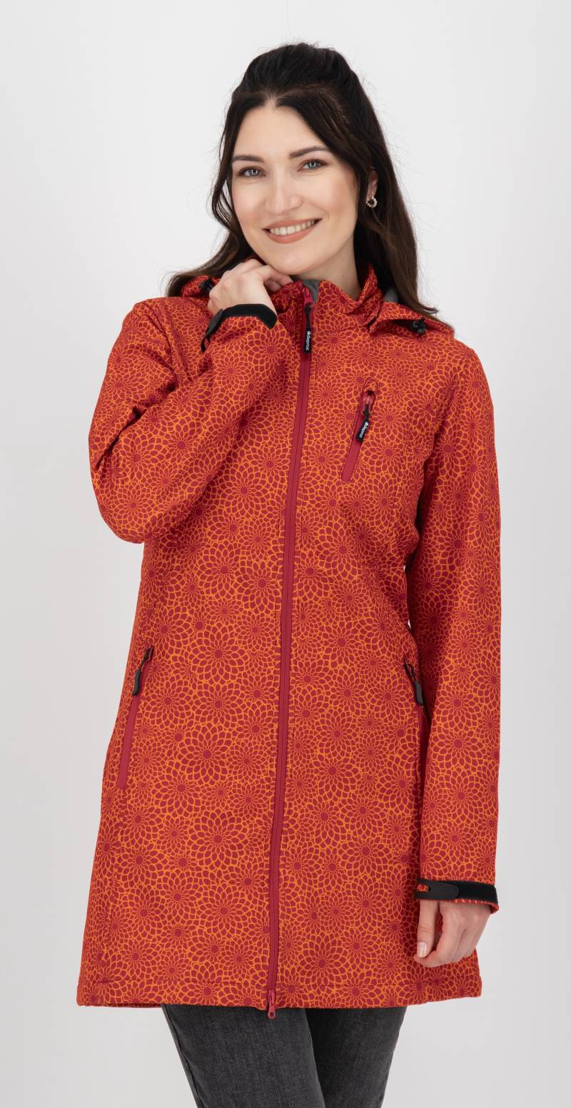 DEPROC Active Softshelljacke »SHELBY LONG«, leichter Softshell Kurzmantel mit abnehmbarer Kapuze von DEPROC Active