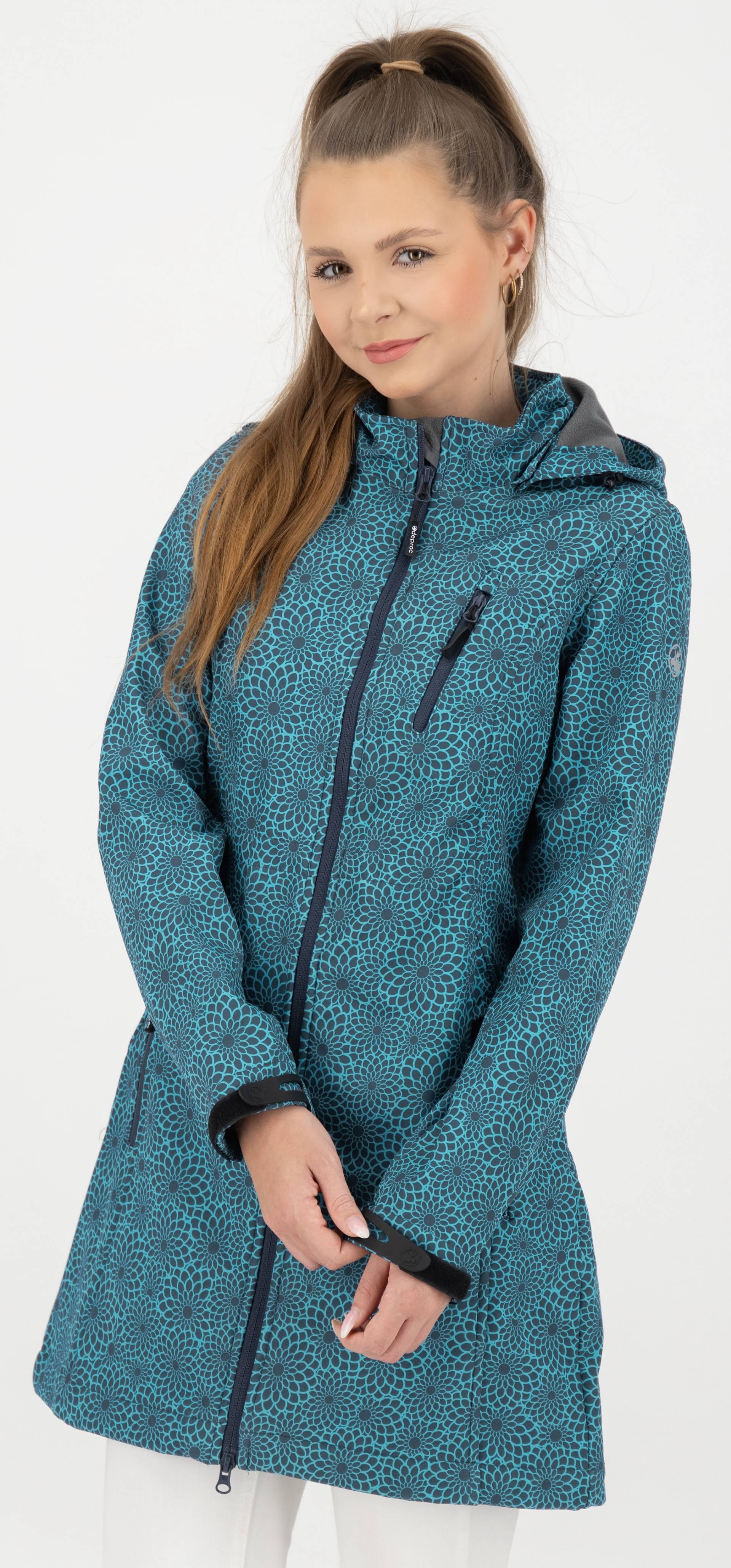 DEPROC Active Softshelljacke »SHELBY LONG«, leichter Softshell Kurzmantel mit abnehmbarer Kapuze DEPROC Active Softshelljacke »SHELBY LONG«, leichter Softshell Kurzmantel mit abnehmbarer Kapuze von DEPROC Active