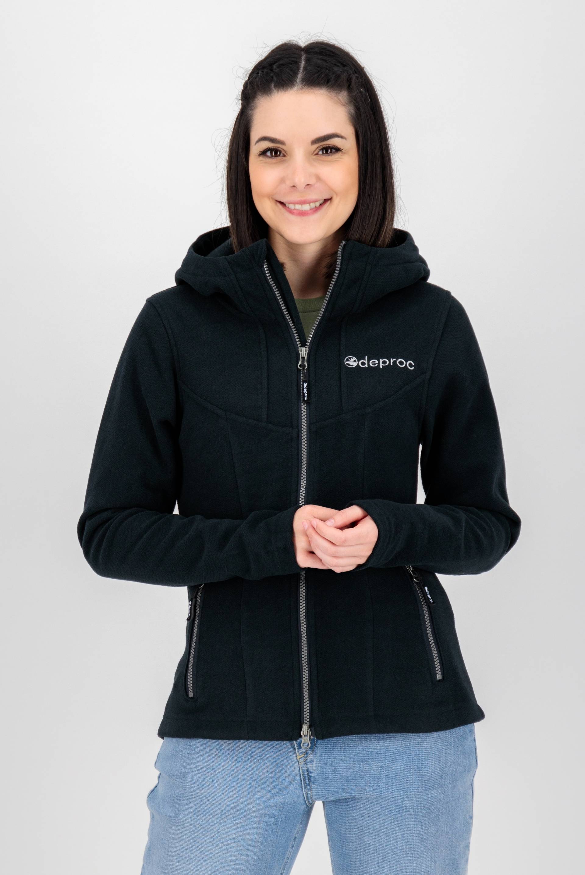 DEPROC Active Strickfleecejacke »GLORY MAY«, mit 2-Wege-Reissverschluss DEPROC Active Strickfleecejacke »GLORY MAY«, mit 2-Wege-Reissverschluss von DEPROC Active