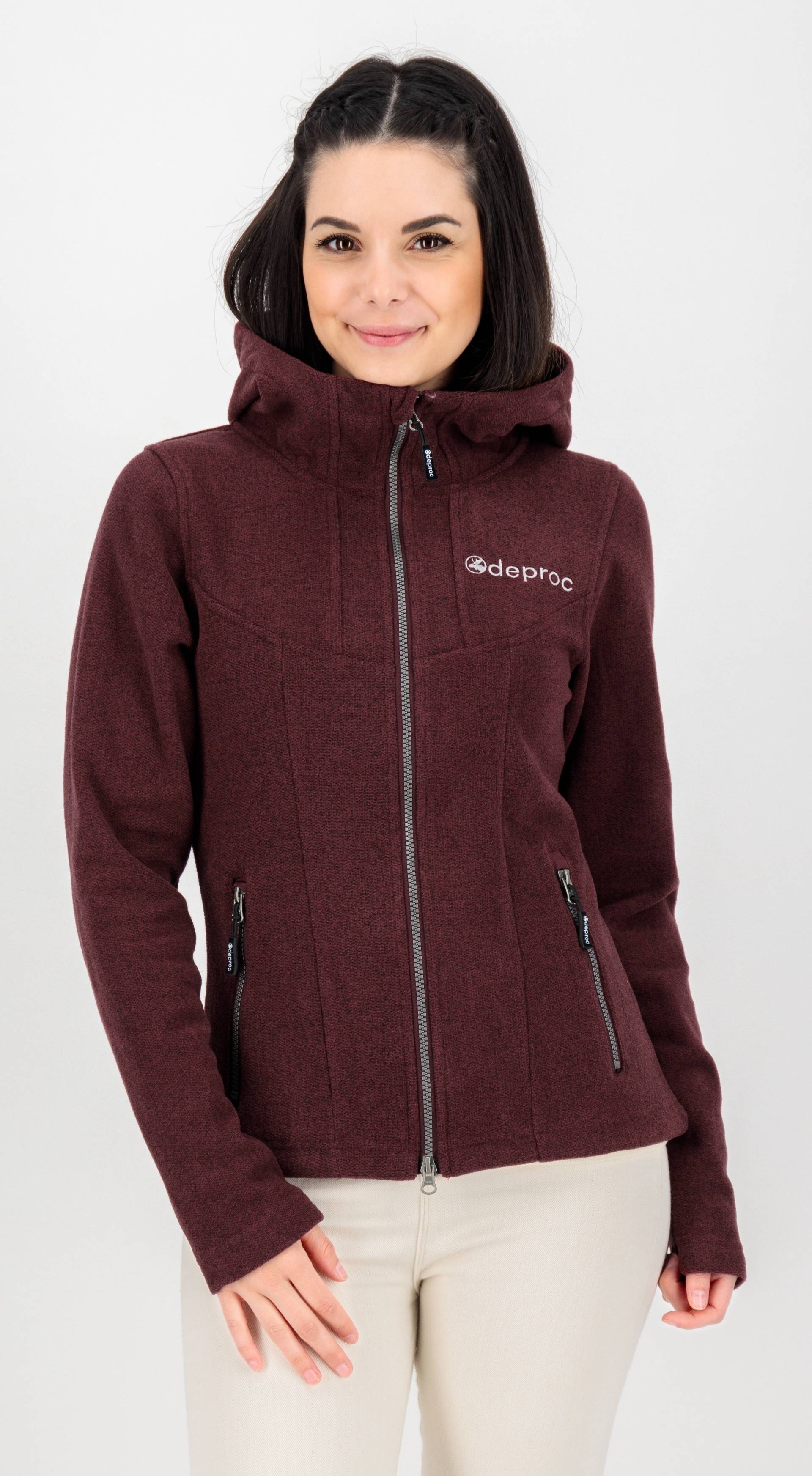 DEPROC Active Strickfleecejacke »GLORY MAY«, mit 2-Wege-Reissverschluss DEPROC Active Strickfleecejacke »GLORY MAY«, mit 2-Wege-Reissverschluss von DEPROC Active
