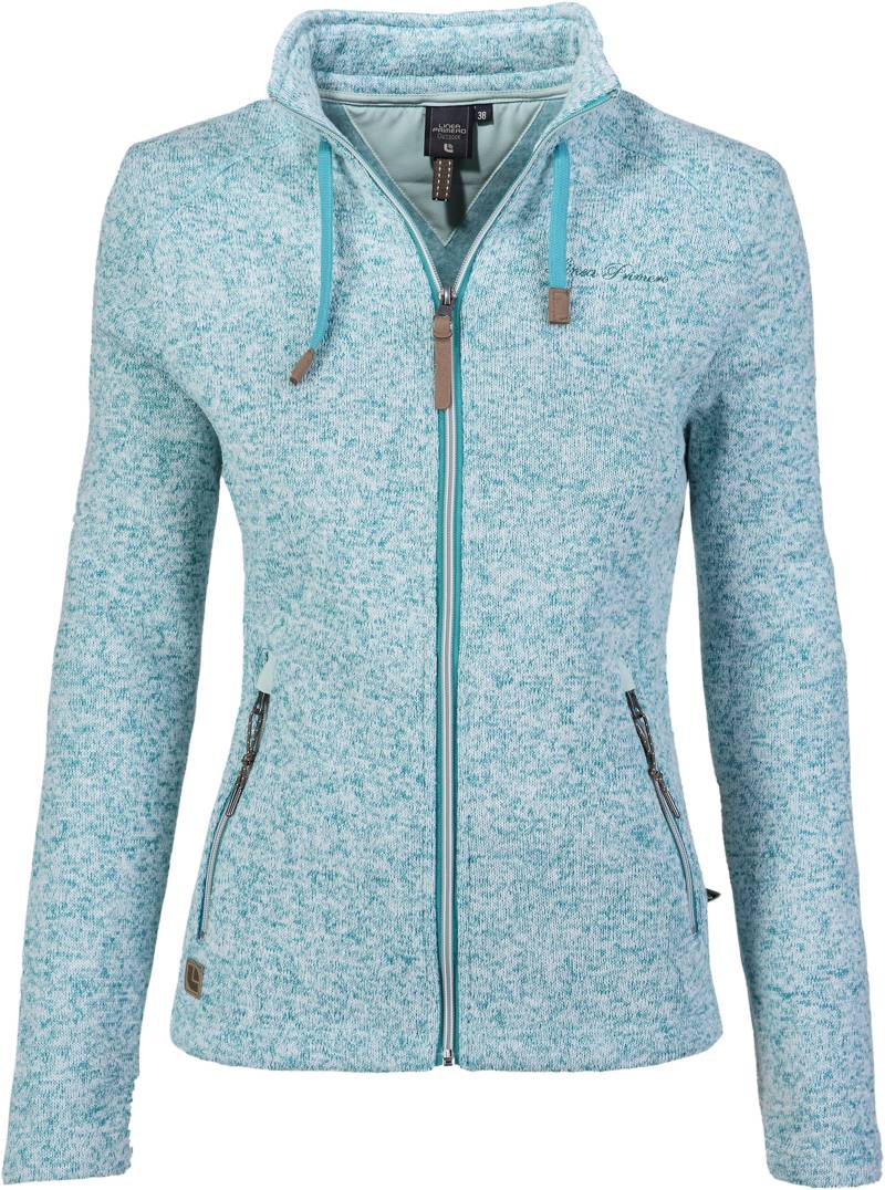 DEPROC Active Strickfleecejacke »LUCIENE WOMEN«, Kontrastreissverschluss von DEPROC Active