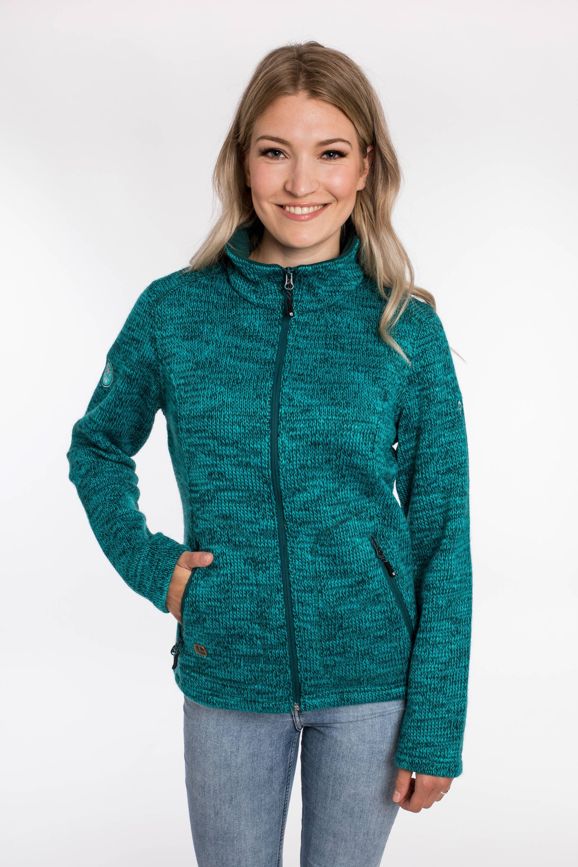 DEPROC Active Strickfleecejacke »WILLMORE MELANGE WOMEN« von DEPROC Active