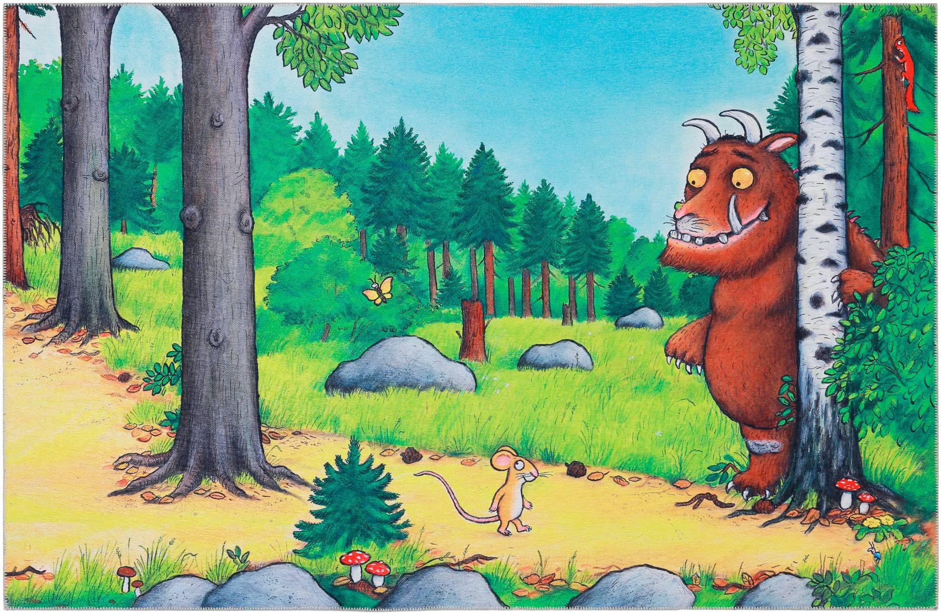 DER GRÜFFELO Kinderteppich »Mouselo GR-0170«, rechteckig, 6 mm Höhe, aktueller Grüffelo Teppich, Kurzflor mit hohem Baumwollanteil DER GRÜFFELO Kinderteppich »Mouselo GR-0170«, rechteckig, 6 mm Höhe, aktueller Grüffelo Teppich, Kurzflor mit hohem Baumwollanteil von DER GRÜFFELO